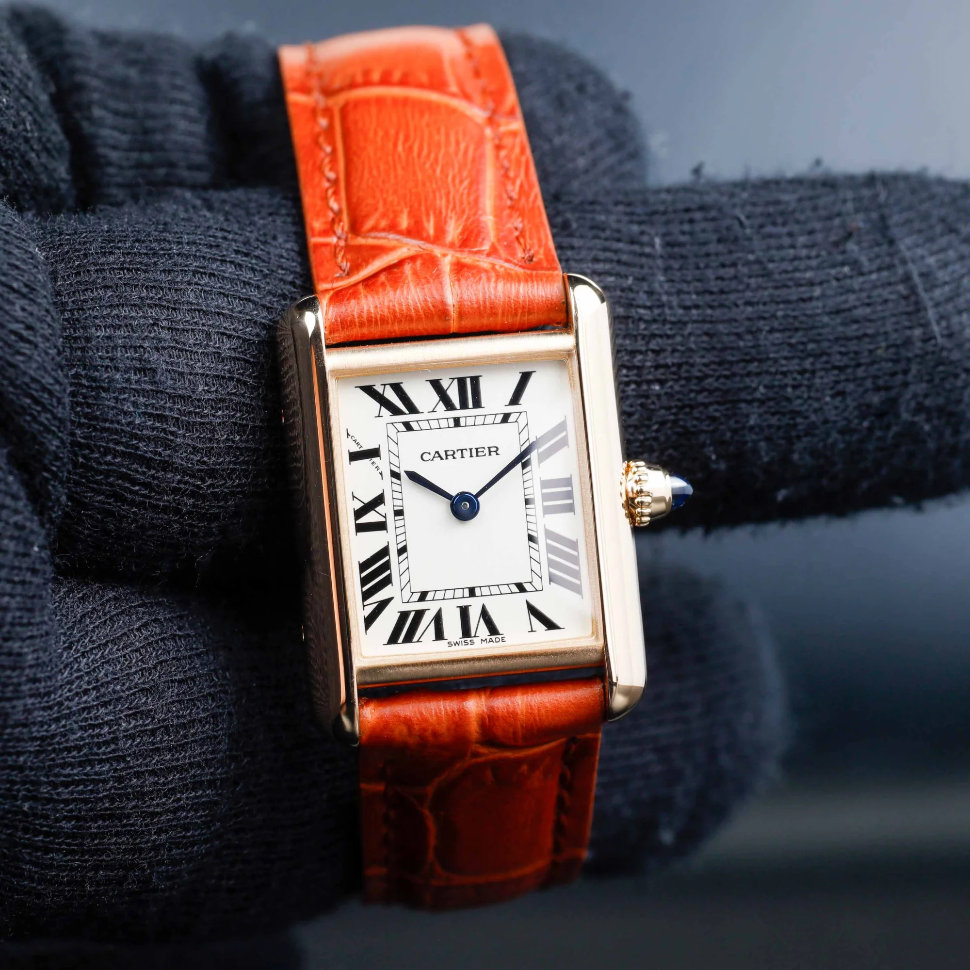 Cartier Tank Louis Cartier or jaune 7