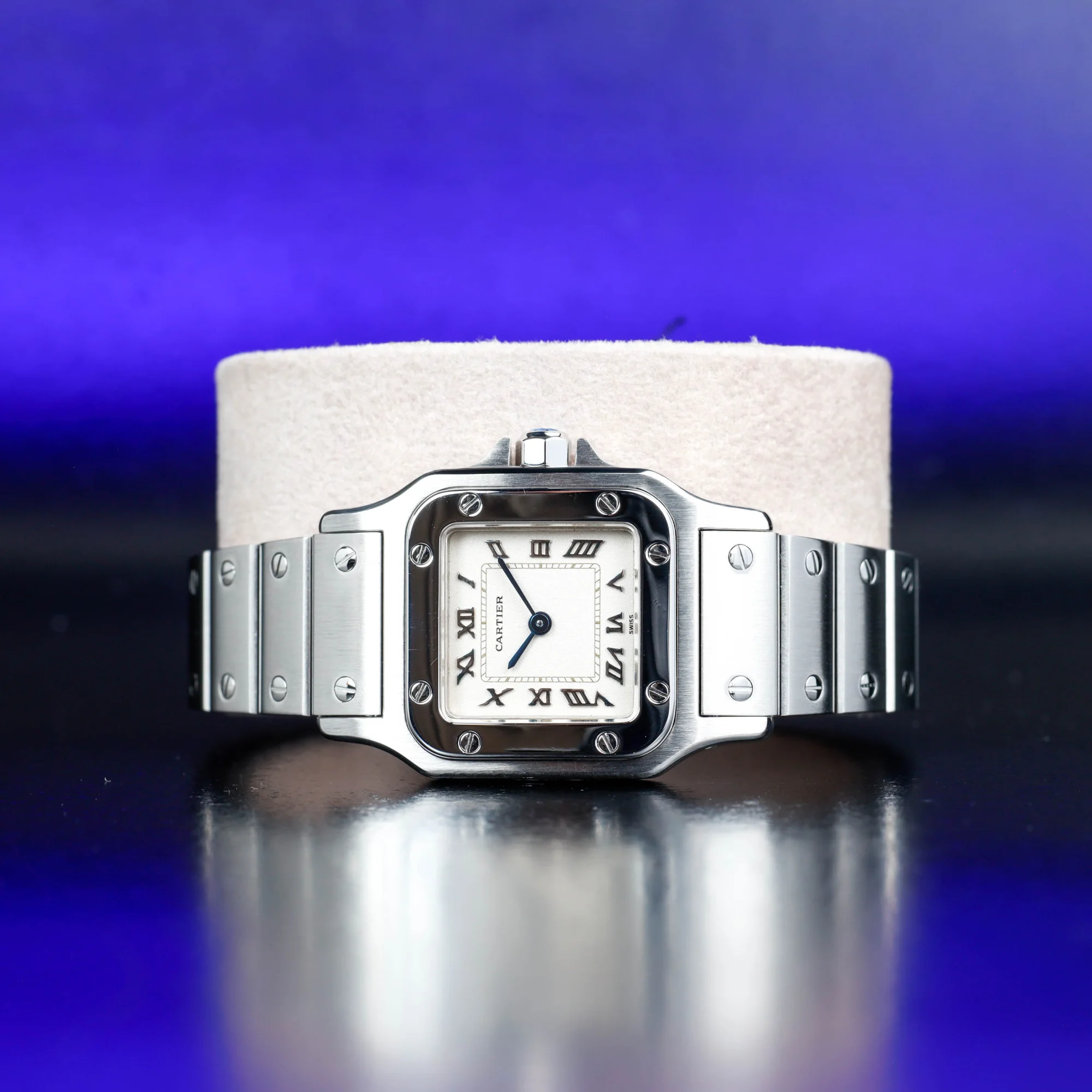 Cartier Santos Galbée acier