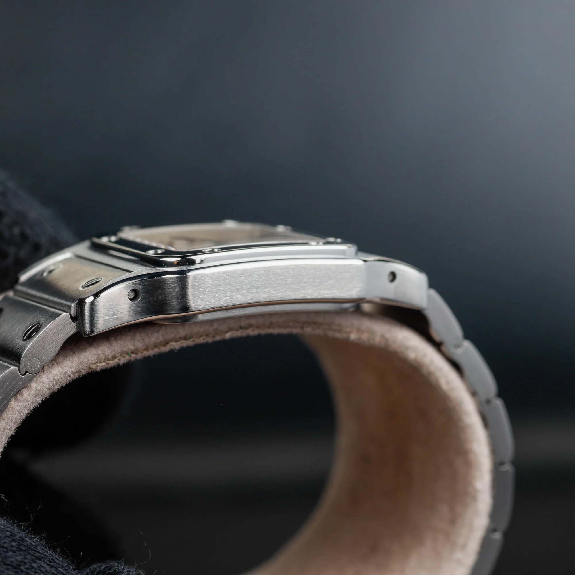 Cartier Santos Galbée acciaio 6