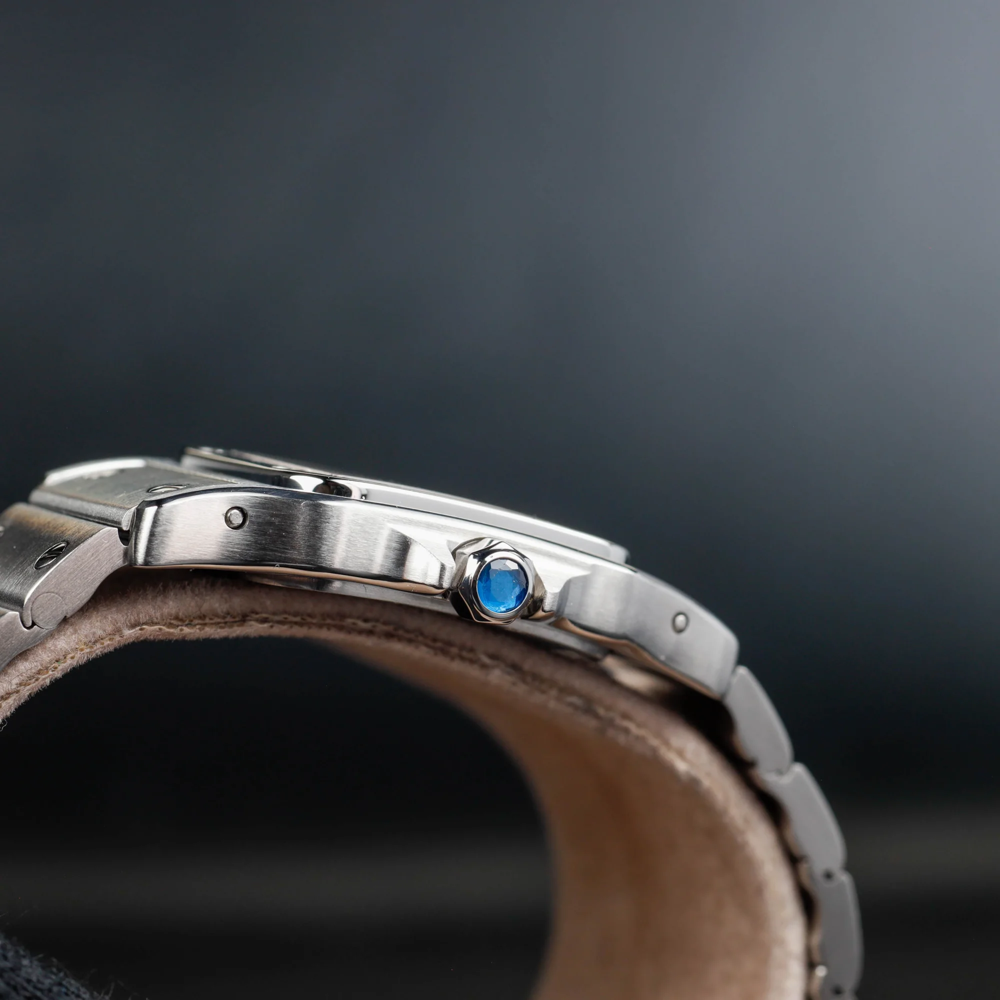 Cartier Santos Galbée acciaio 7