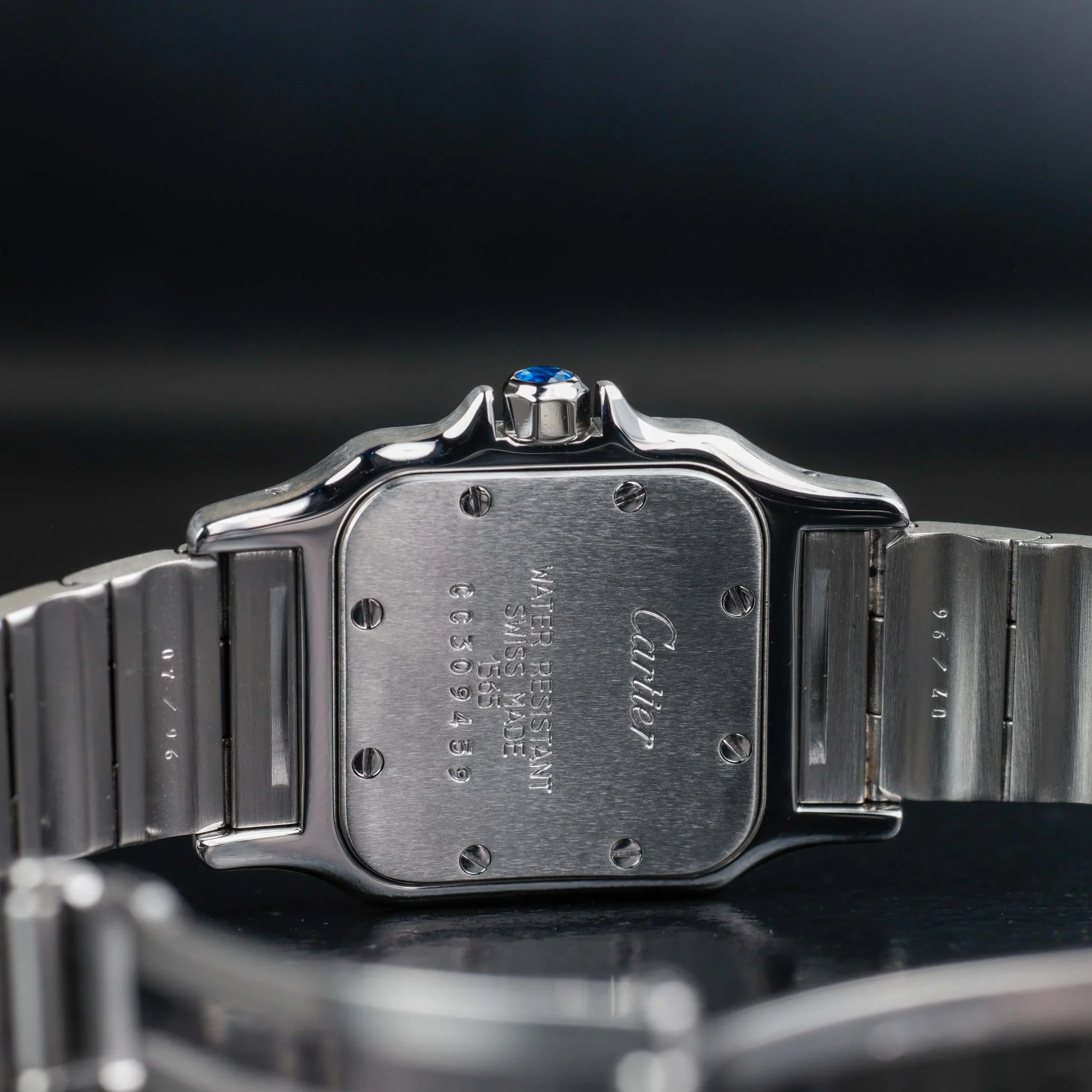 Cartier Santos Galbée acciaio 11