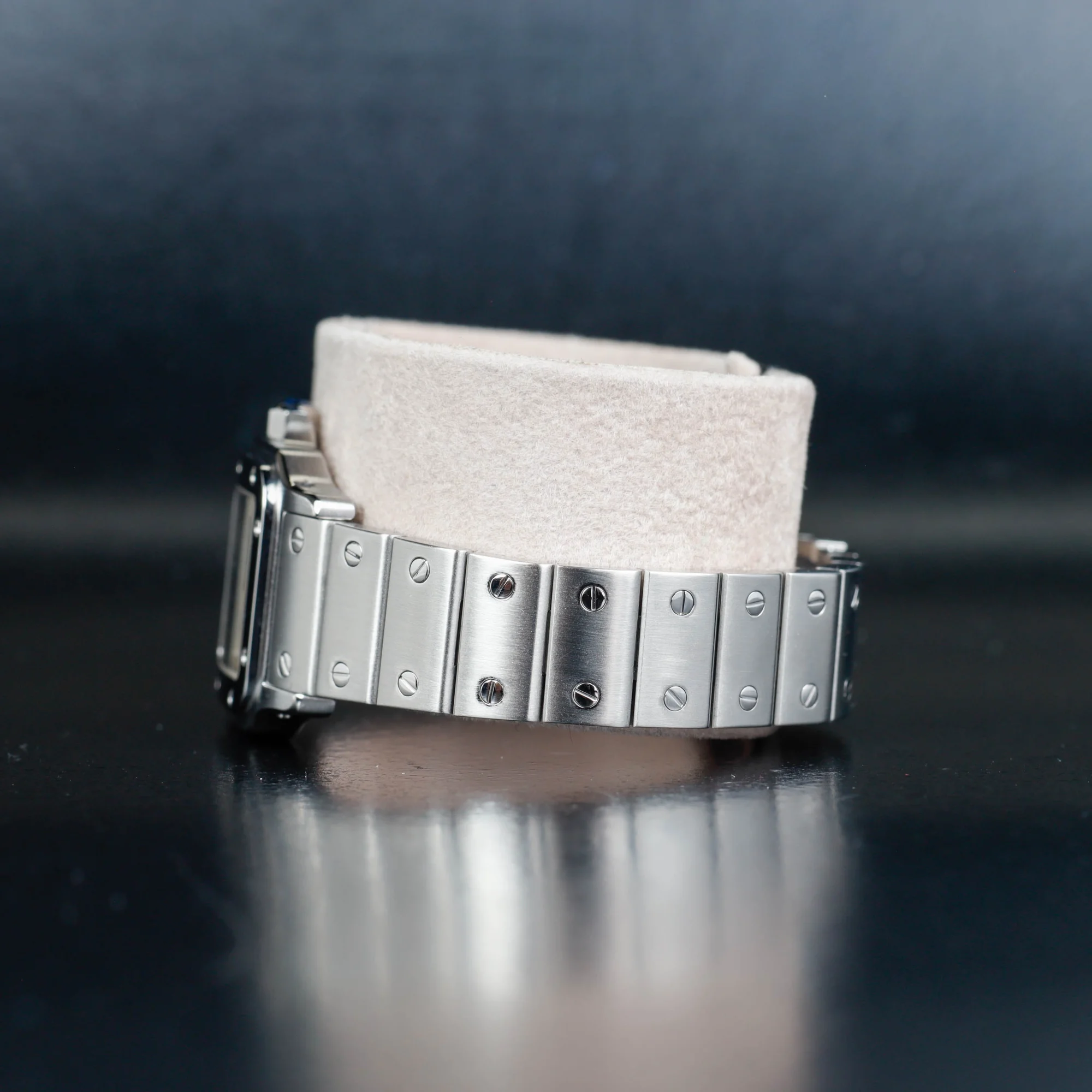 Cartier Santos Galbée acciaio 3