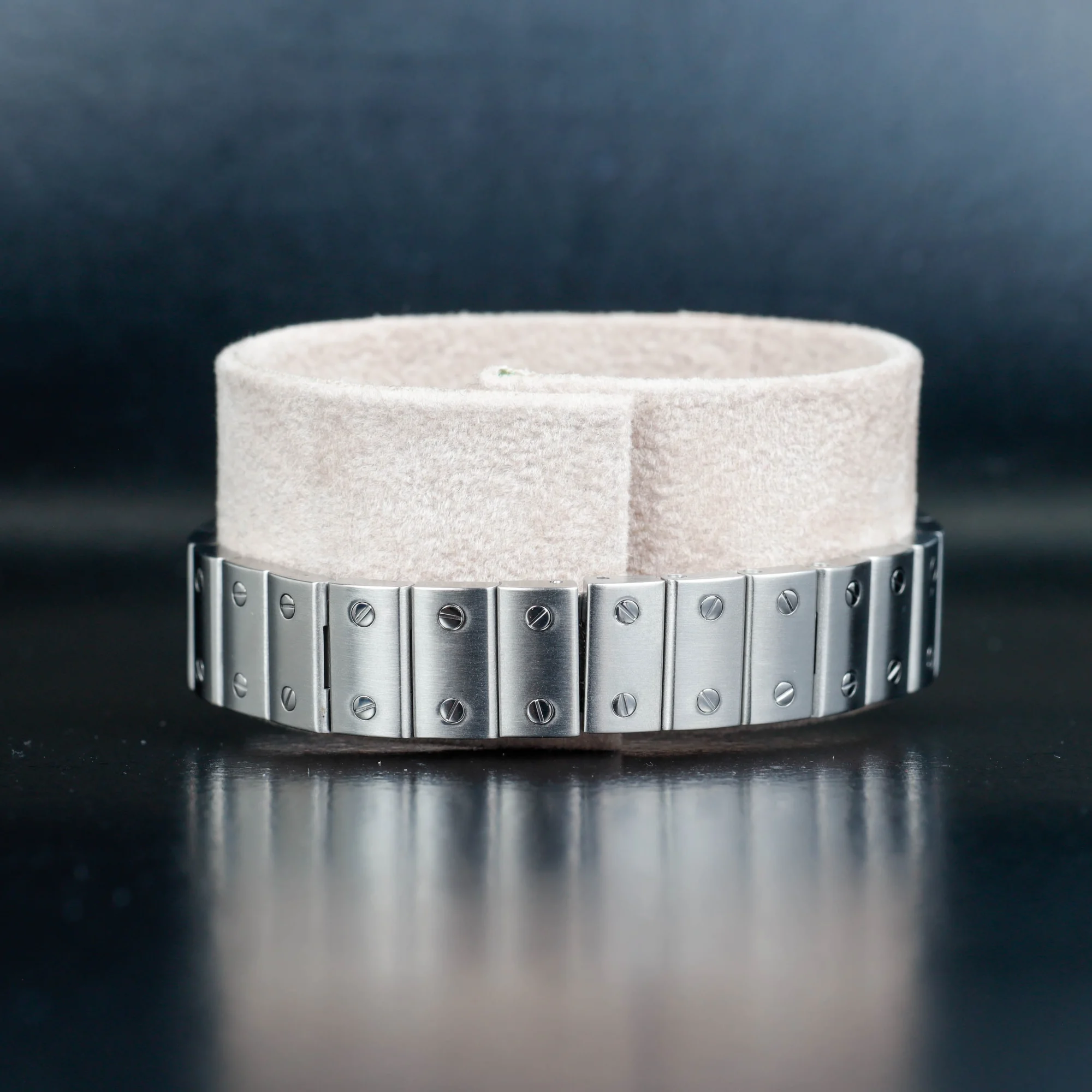 Cartier Santos Galbée acciaio 4
