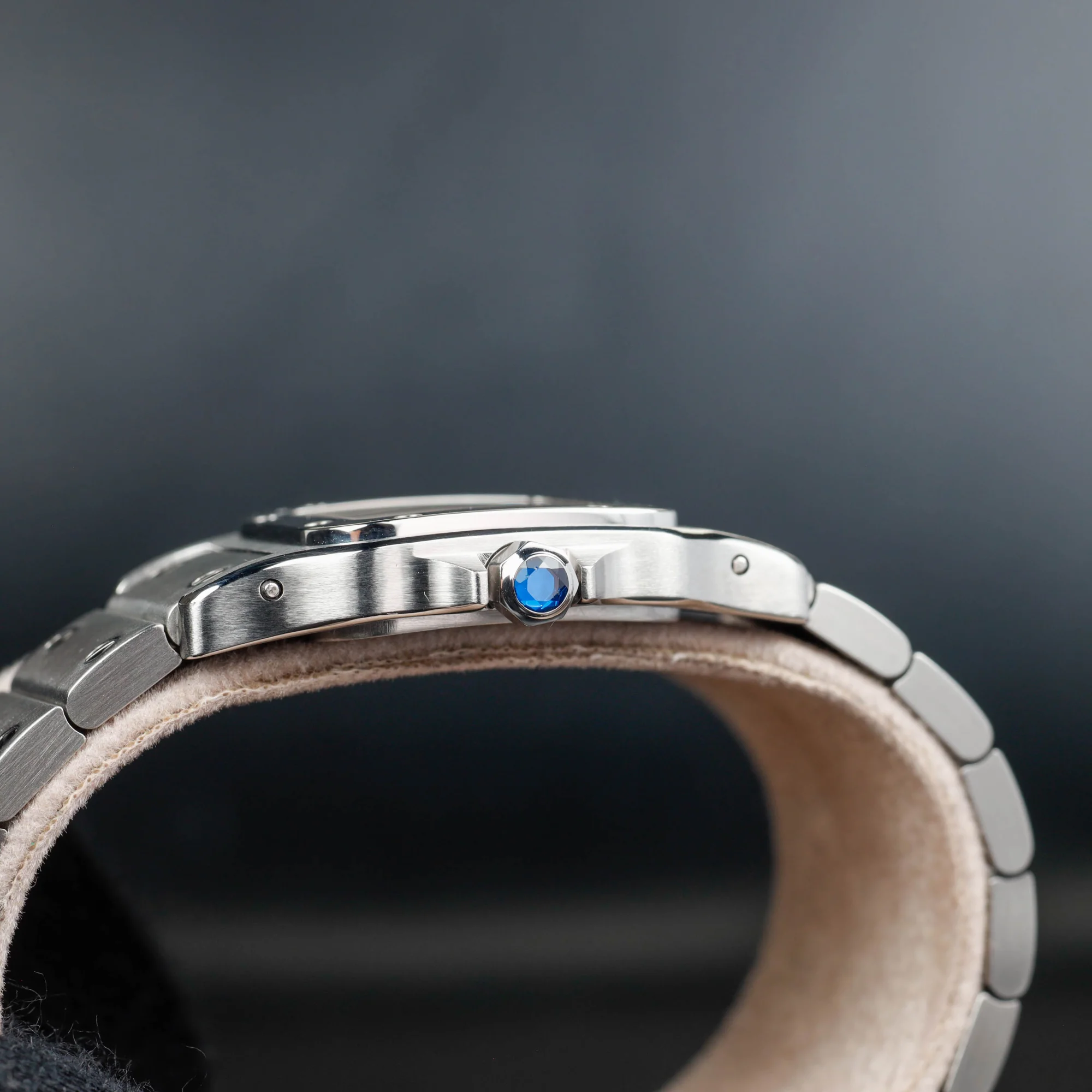 Cartier Santos Galbée acciaio 7