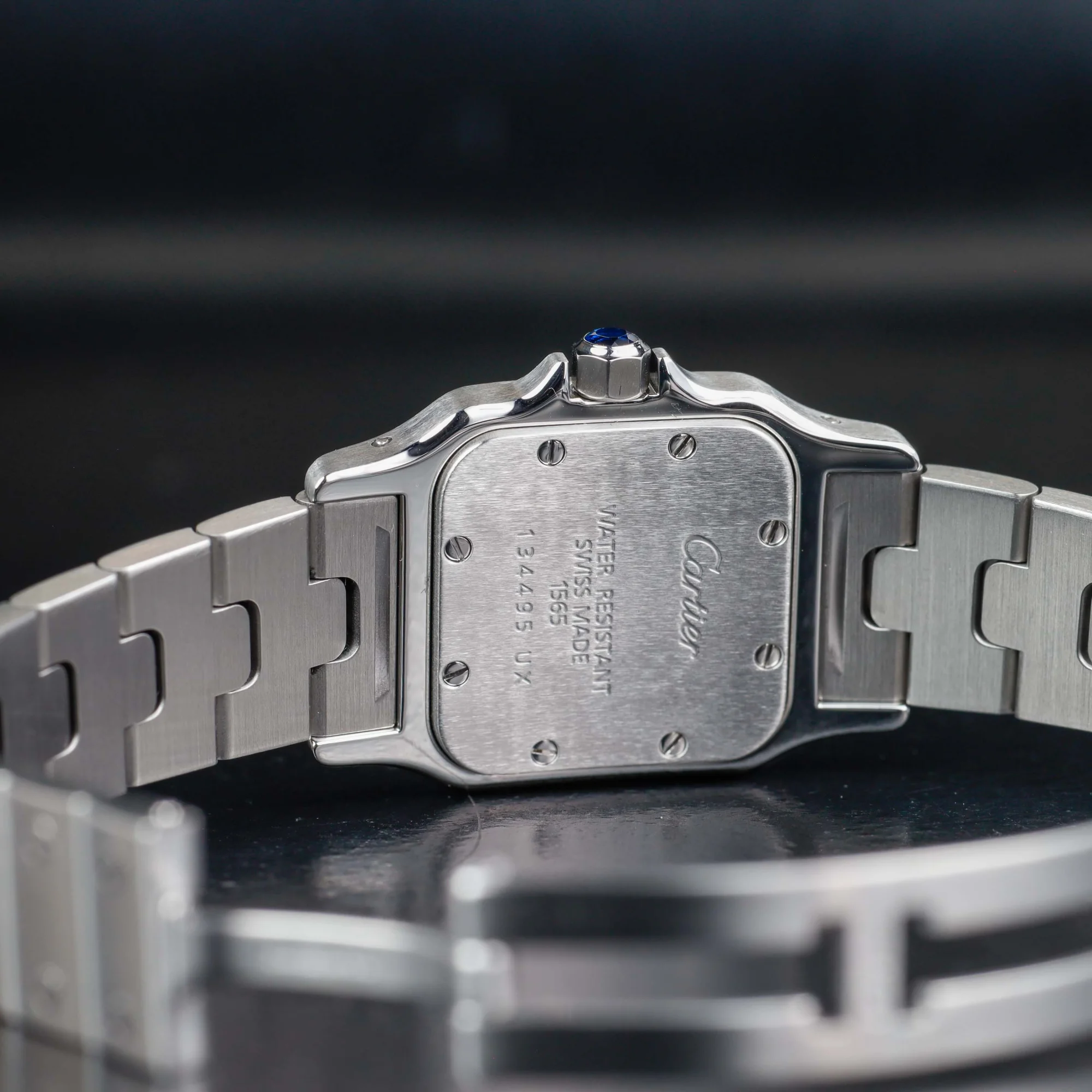 Cartier Santos Galbée acciaio 11