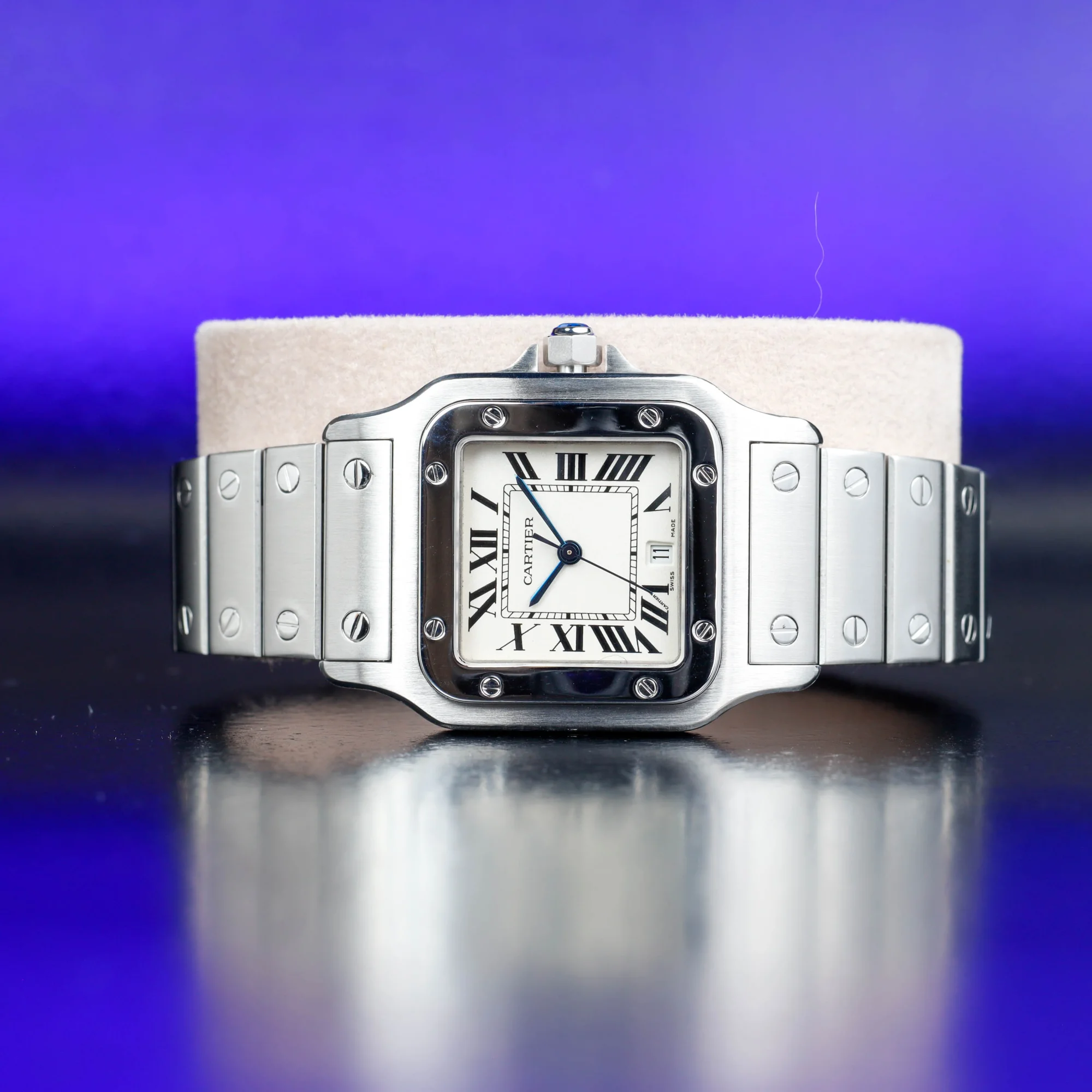 Cartier Santos Galbée acier