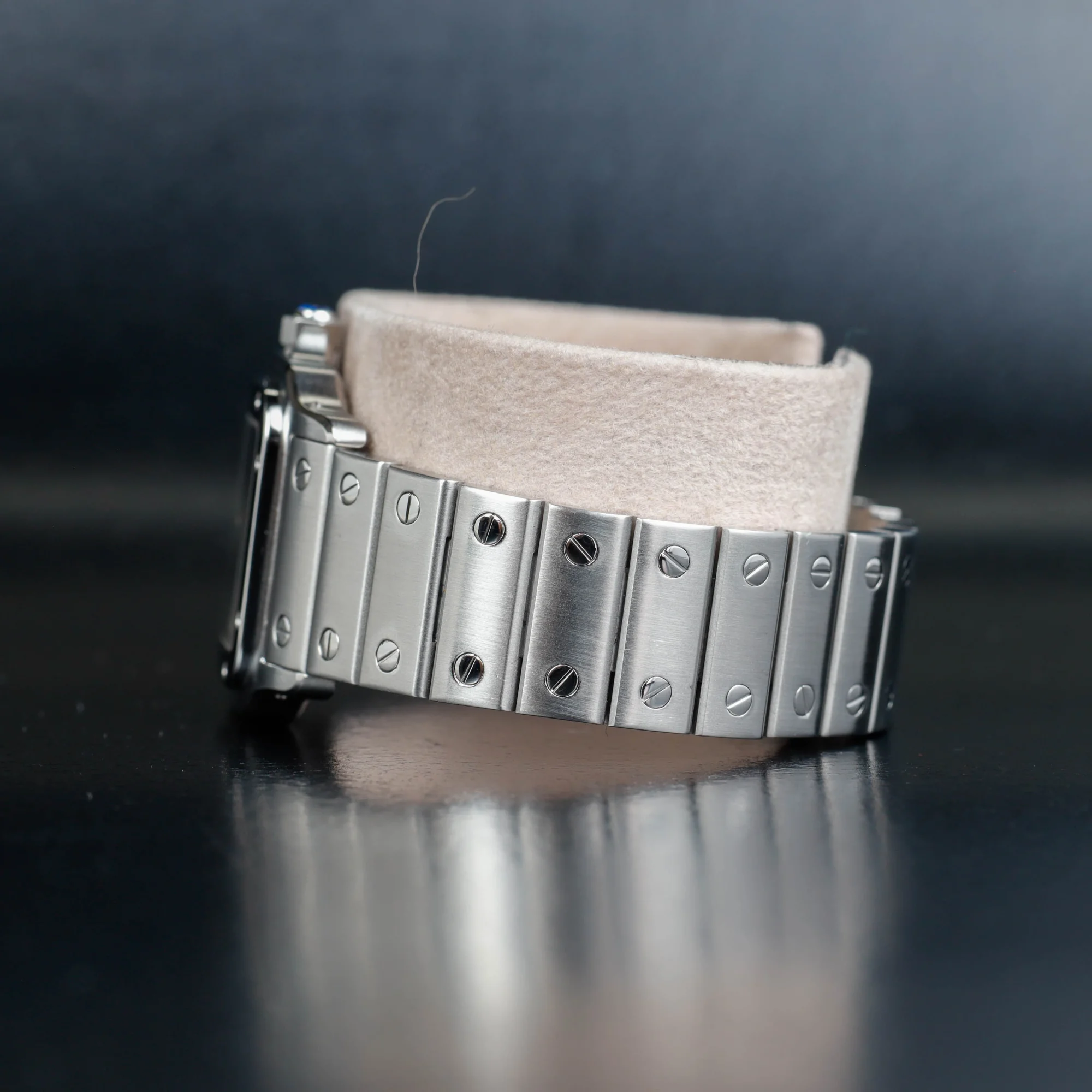 Cartier Santos Galbée stahl 3