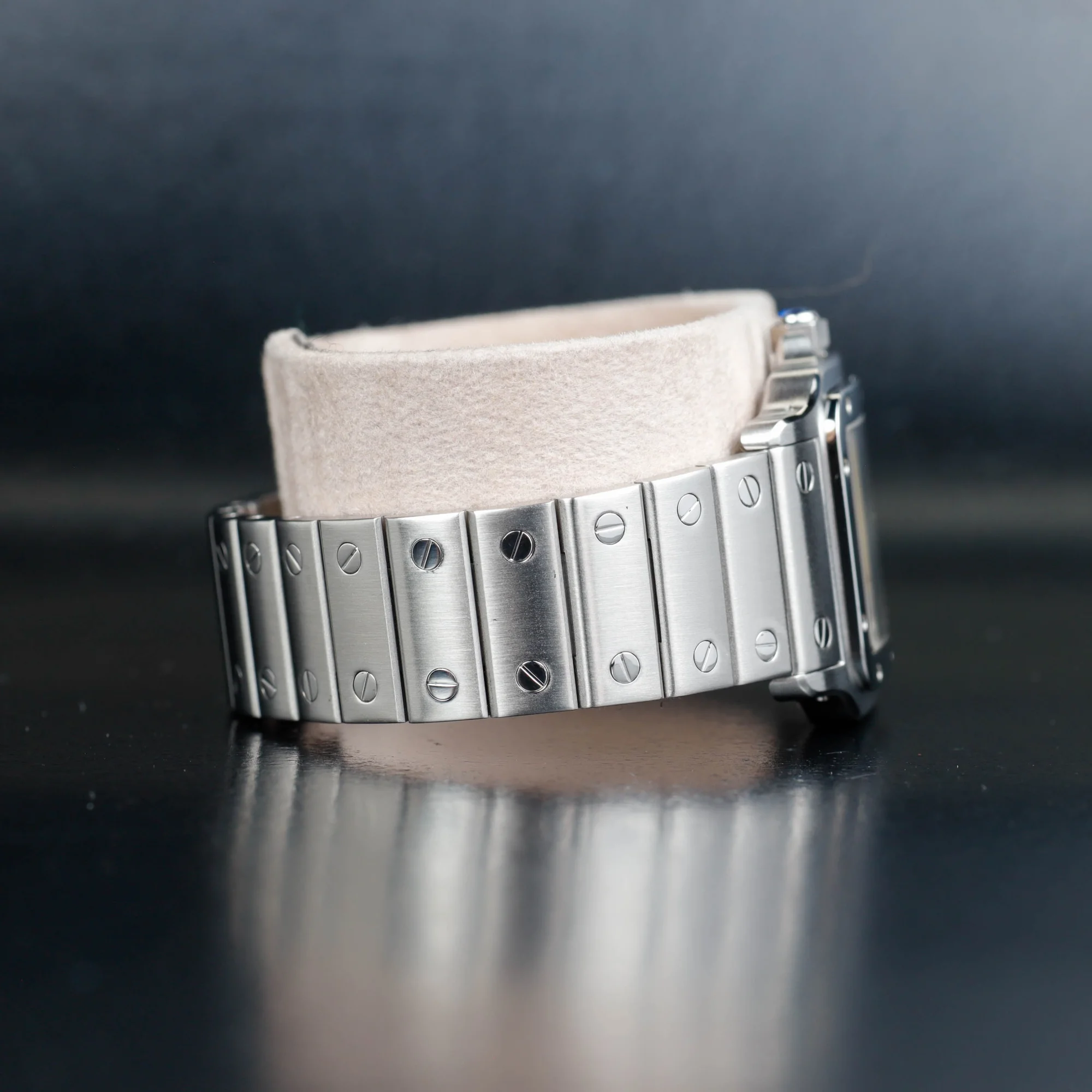 Cartier Santos Galbée stahl 5