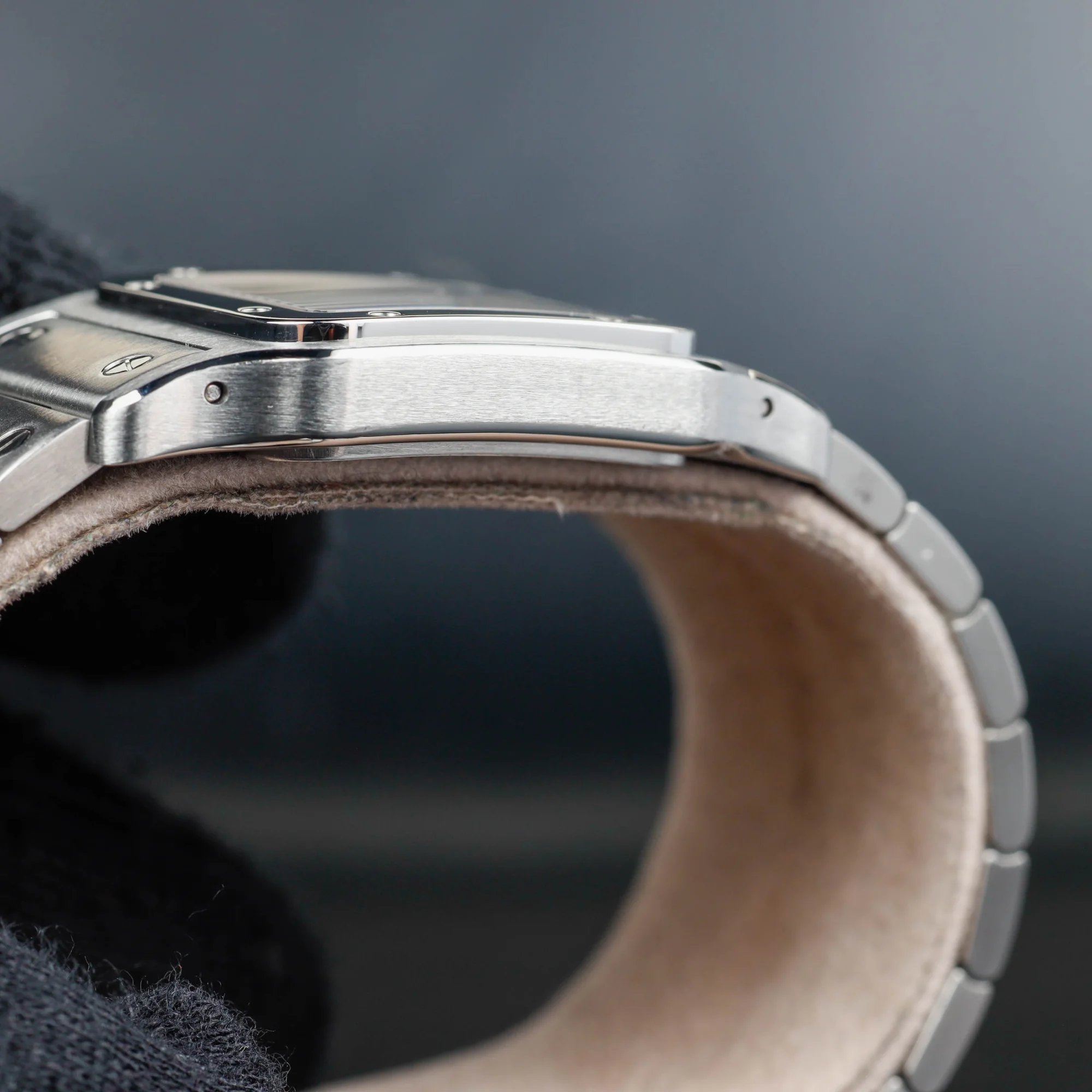 Cartier Santos Galbée stahl 6