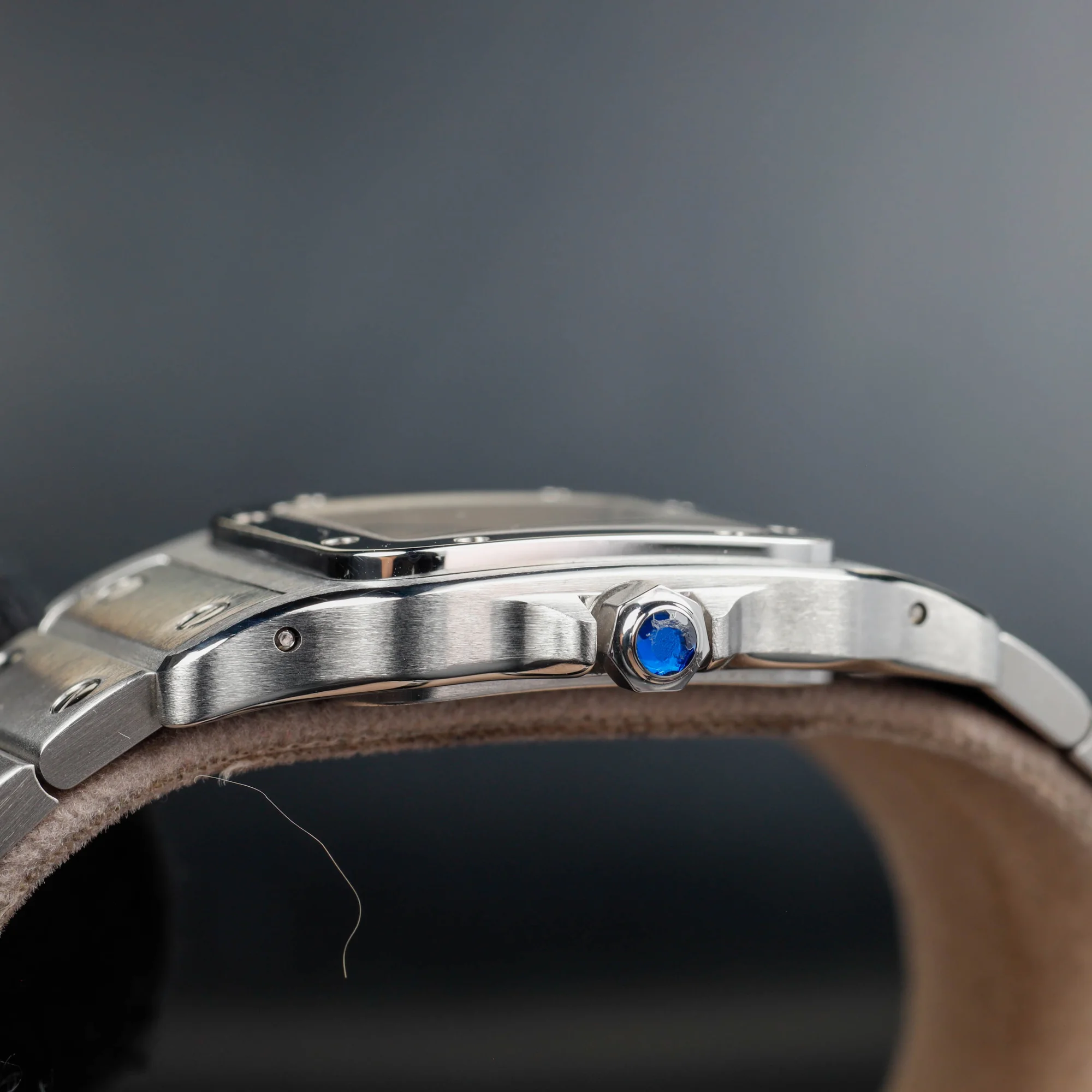 Cartier Santos Galbée stahl 7