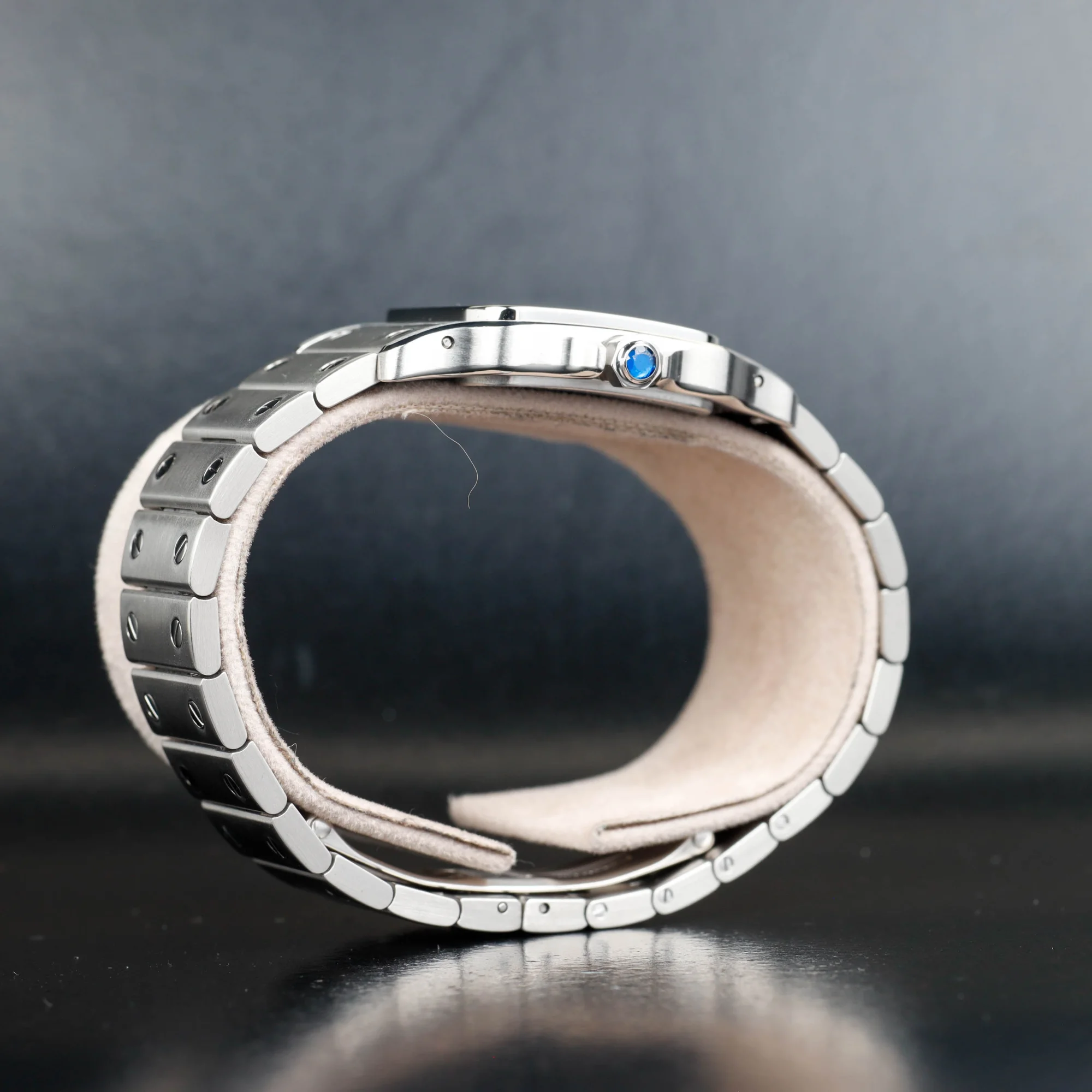 Cartier Santos Galbée stahl 8