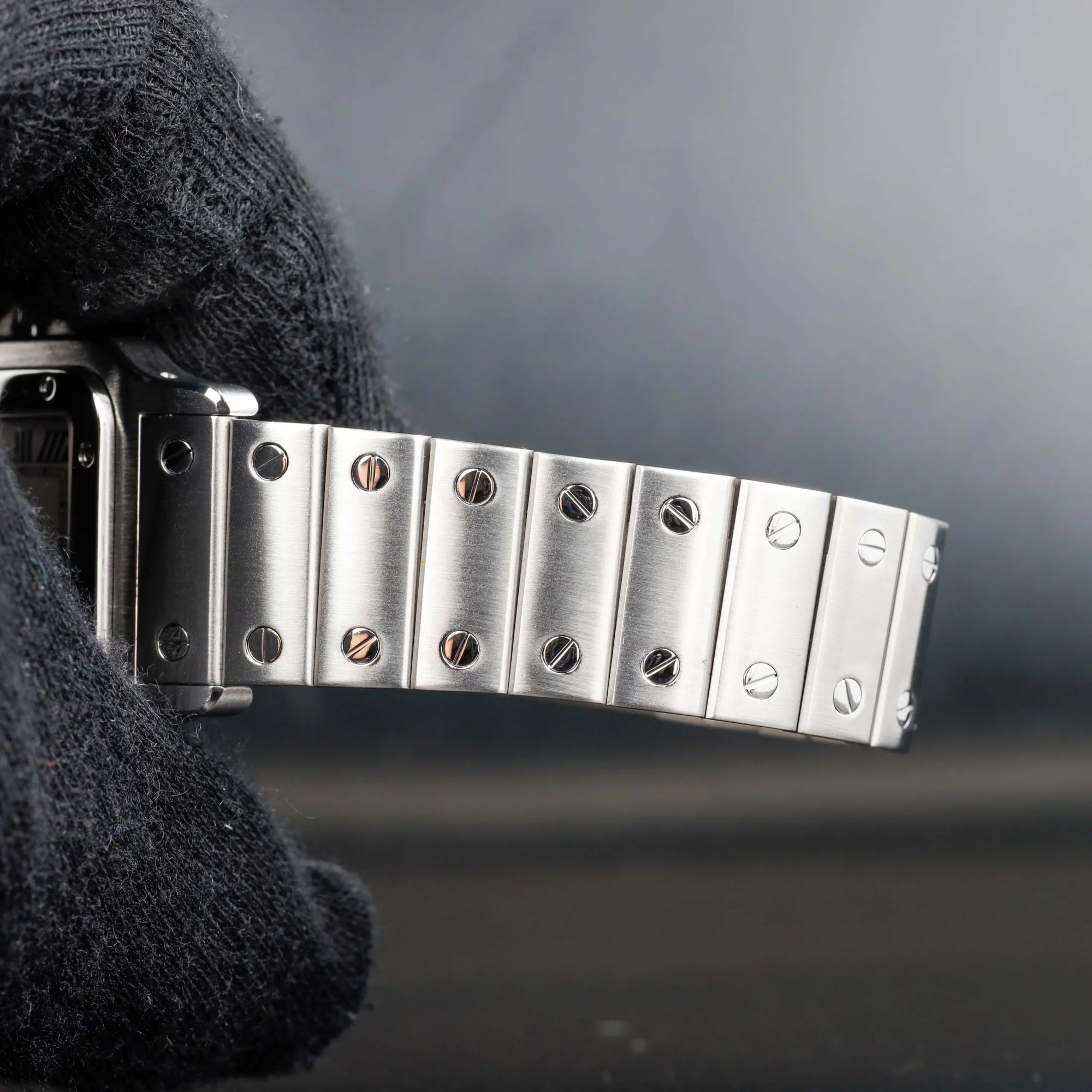Cartier Santos Galbée stahl 9