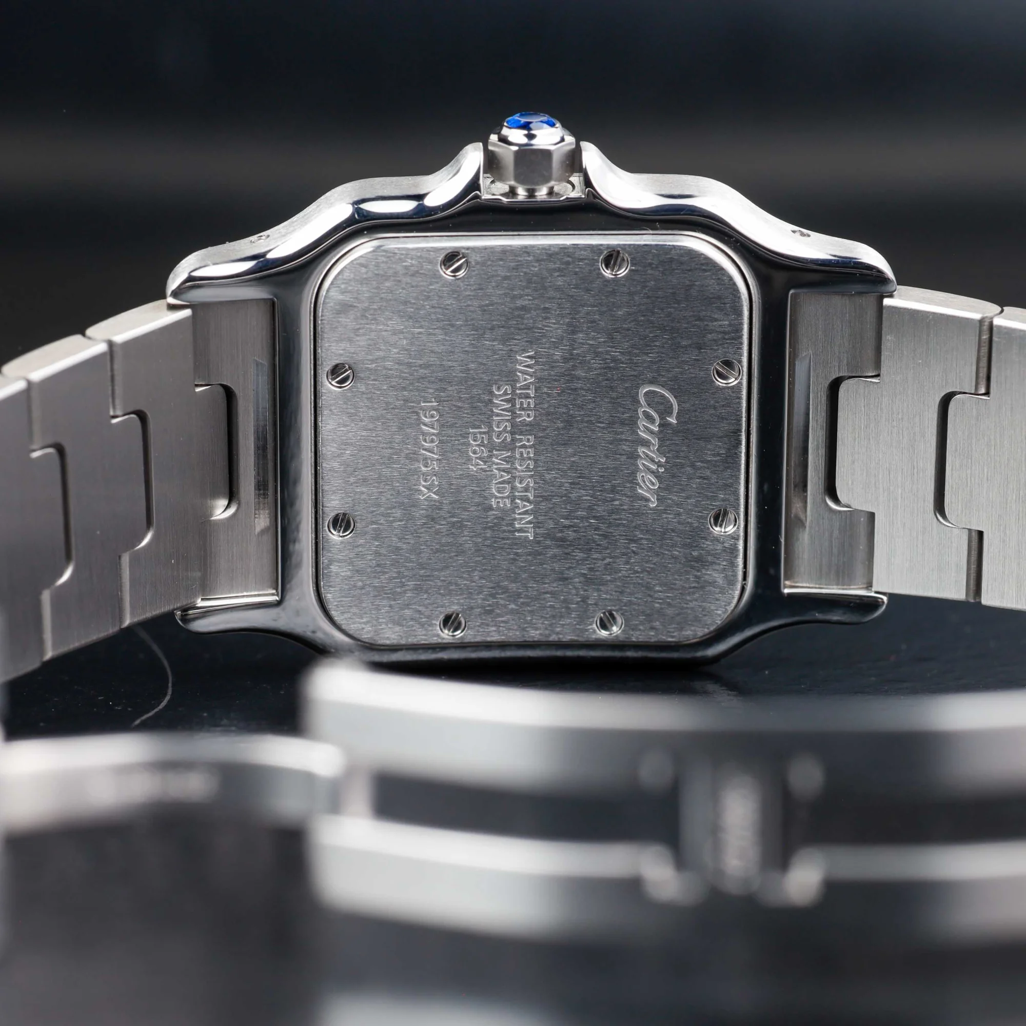 Cartier Santos Galbée stahl 11