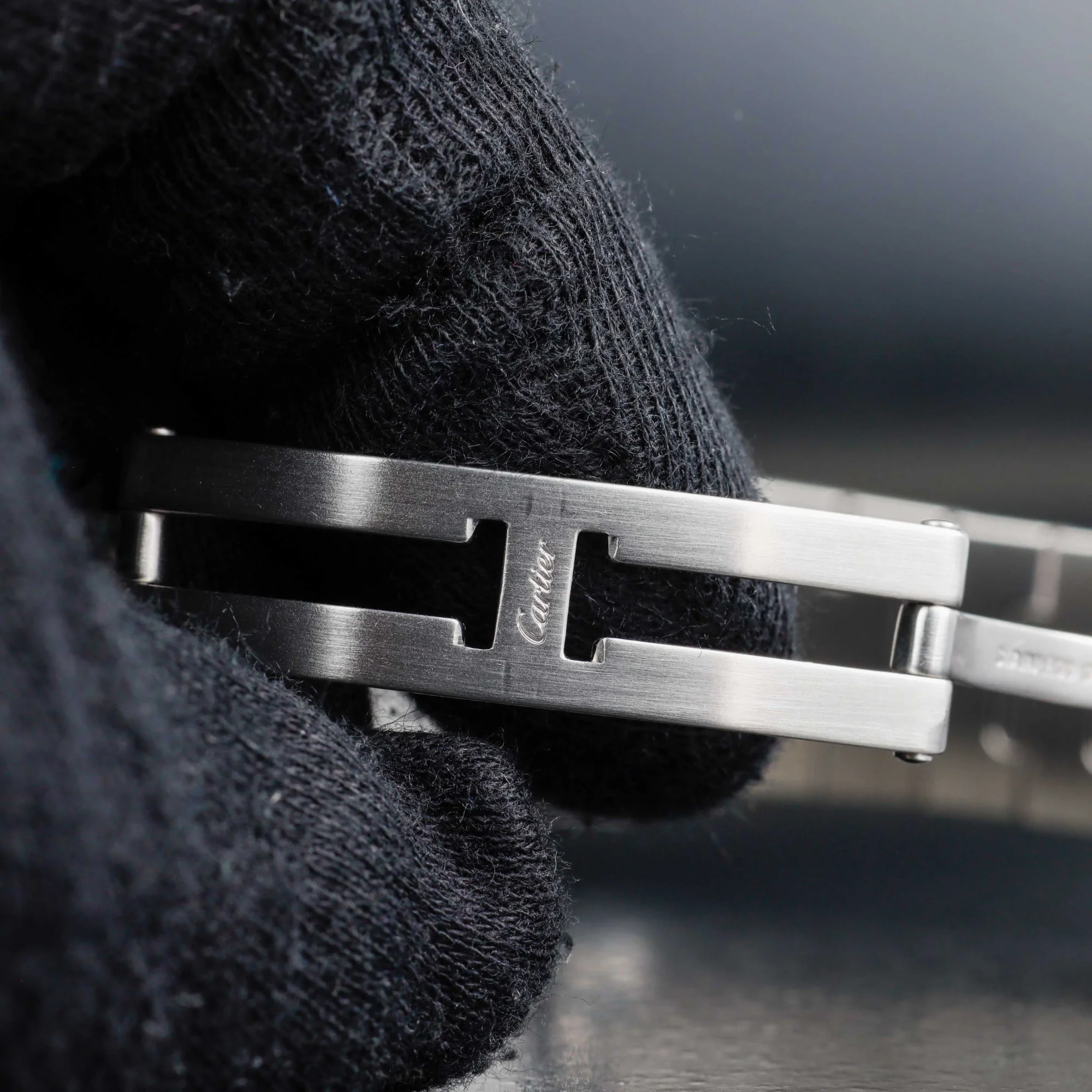 Cartier Santos Galbée stahl 12