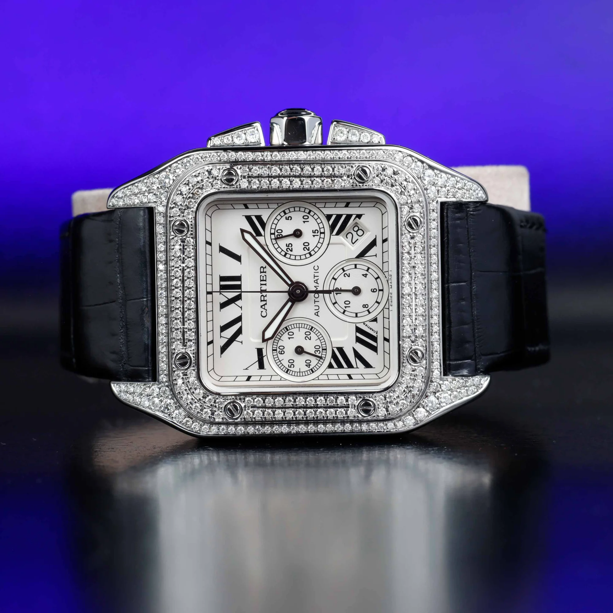 Cartier Santos 100 acciaio
