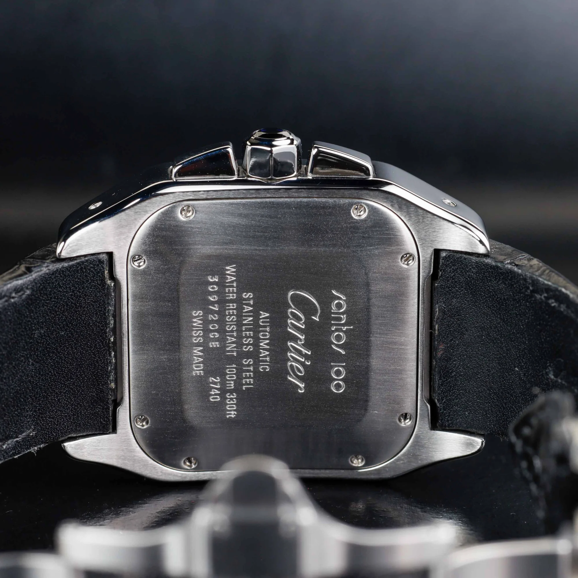 Cartier Santos 100 acier 9