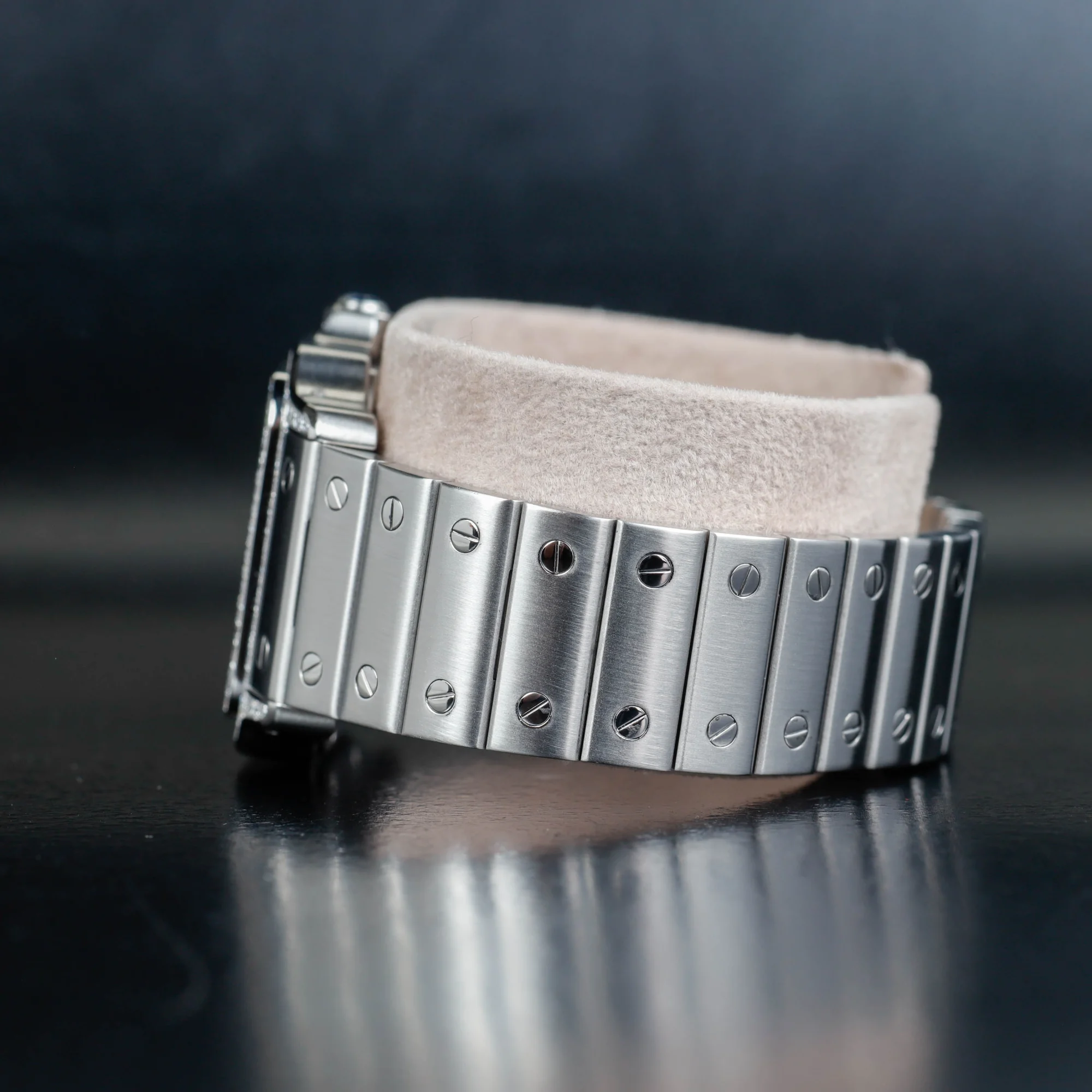 Cartier Santos Galbée acier 3