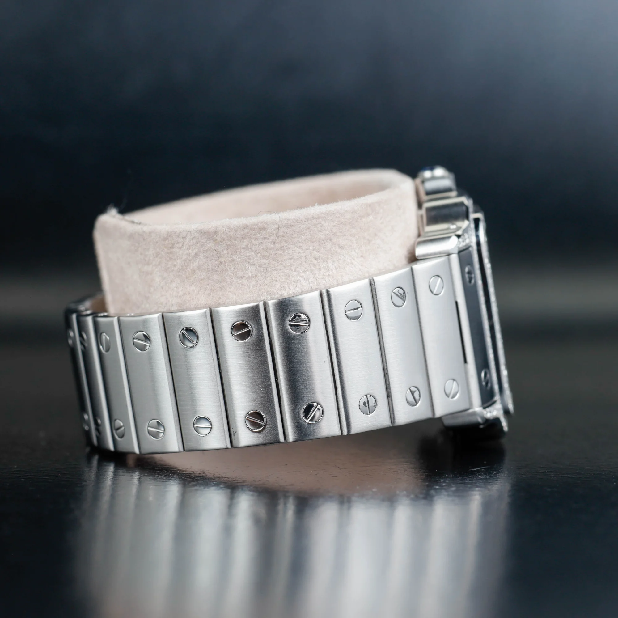 Cartier Santos Galbée acier 5