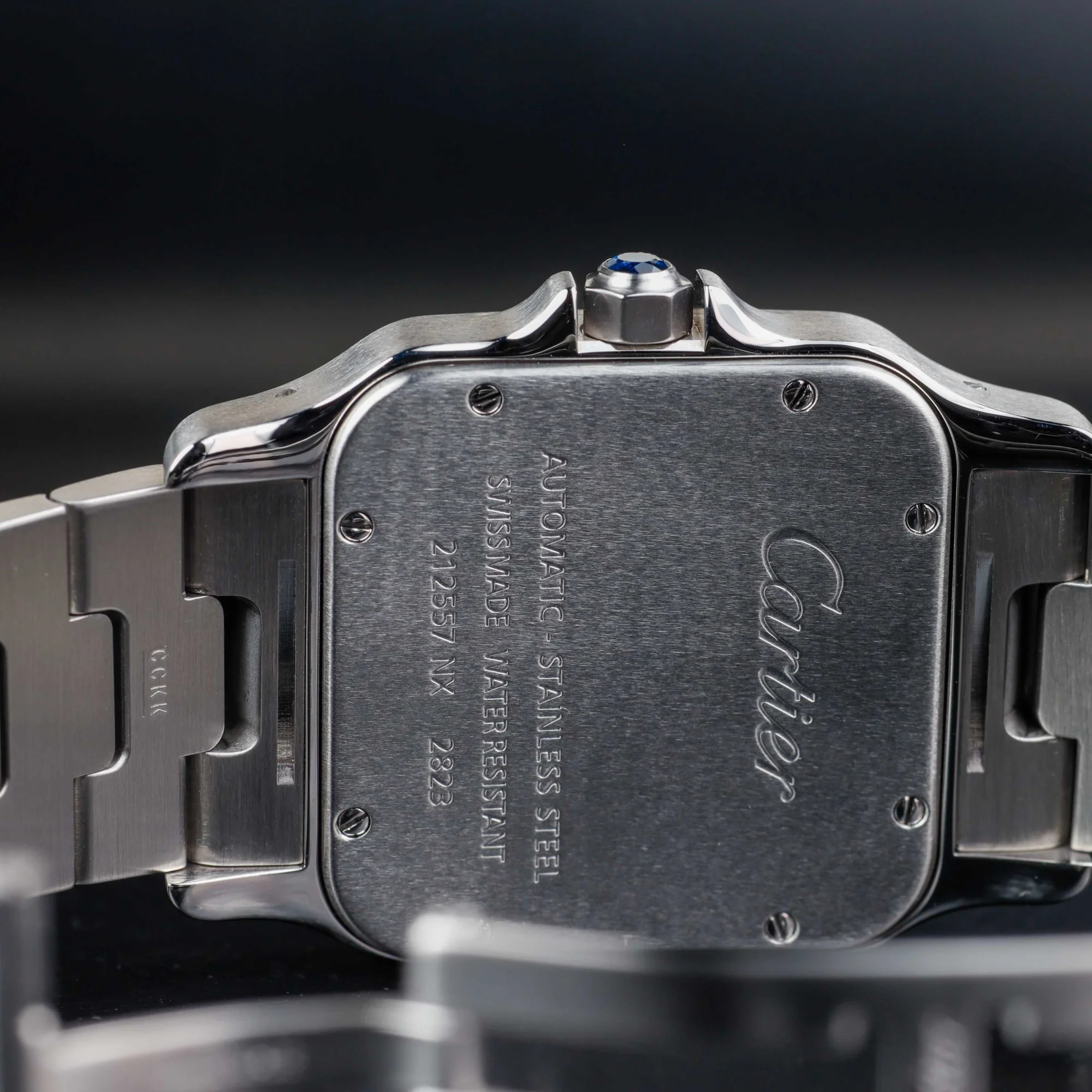Cartier Santos Galbée acier 10
