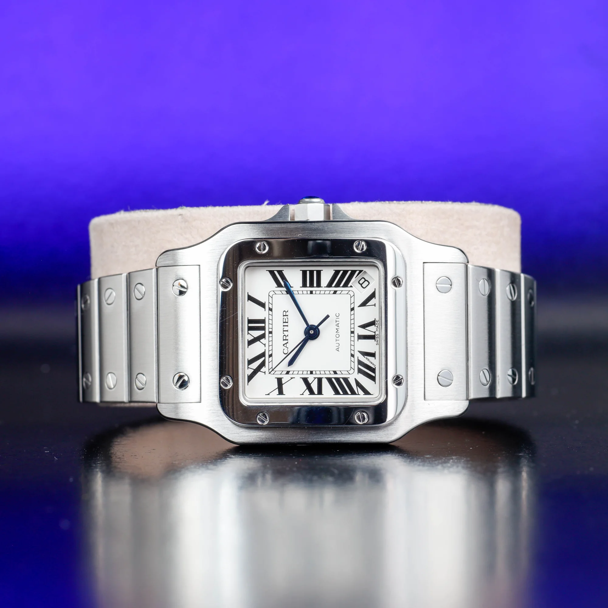 Cartier Santos Galbée acciaio