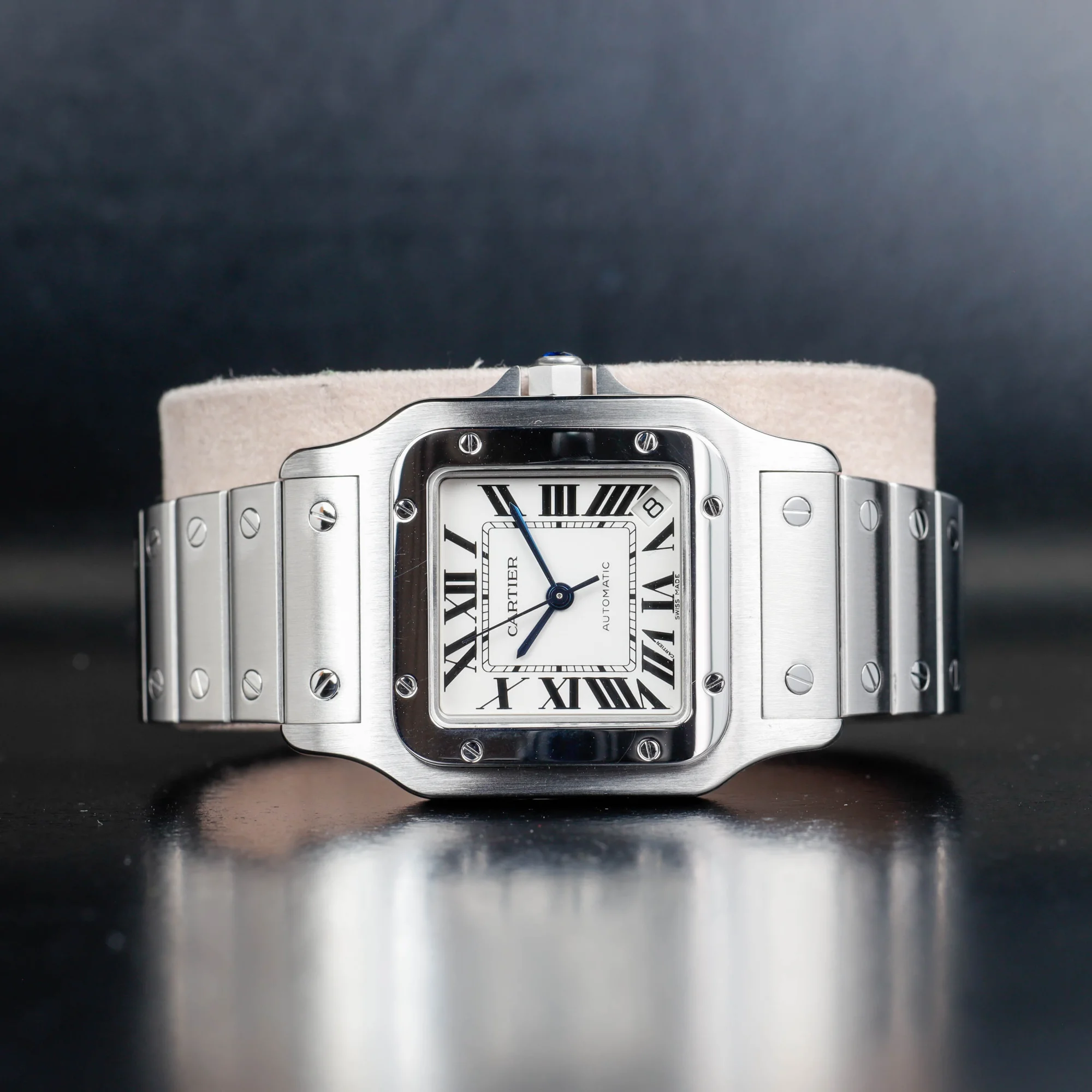 Cartier Santos Galbée steel 2