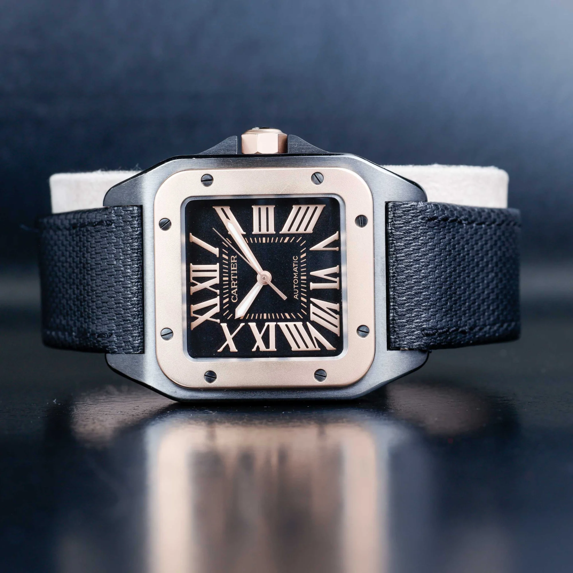 Cartier Santos 100 acciaio/oro rosa 2