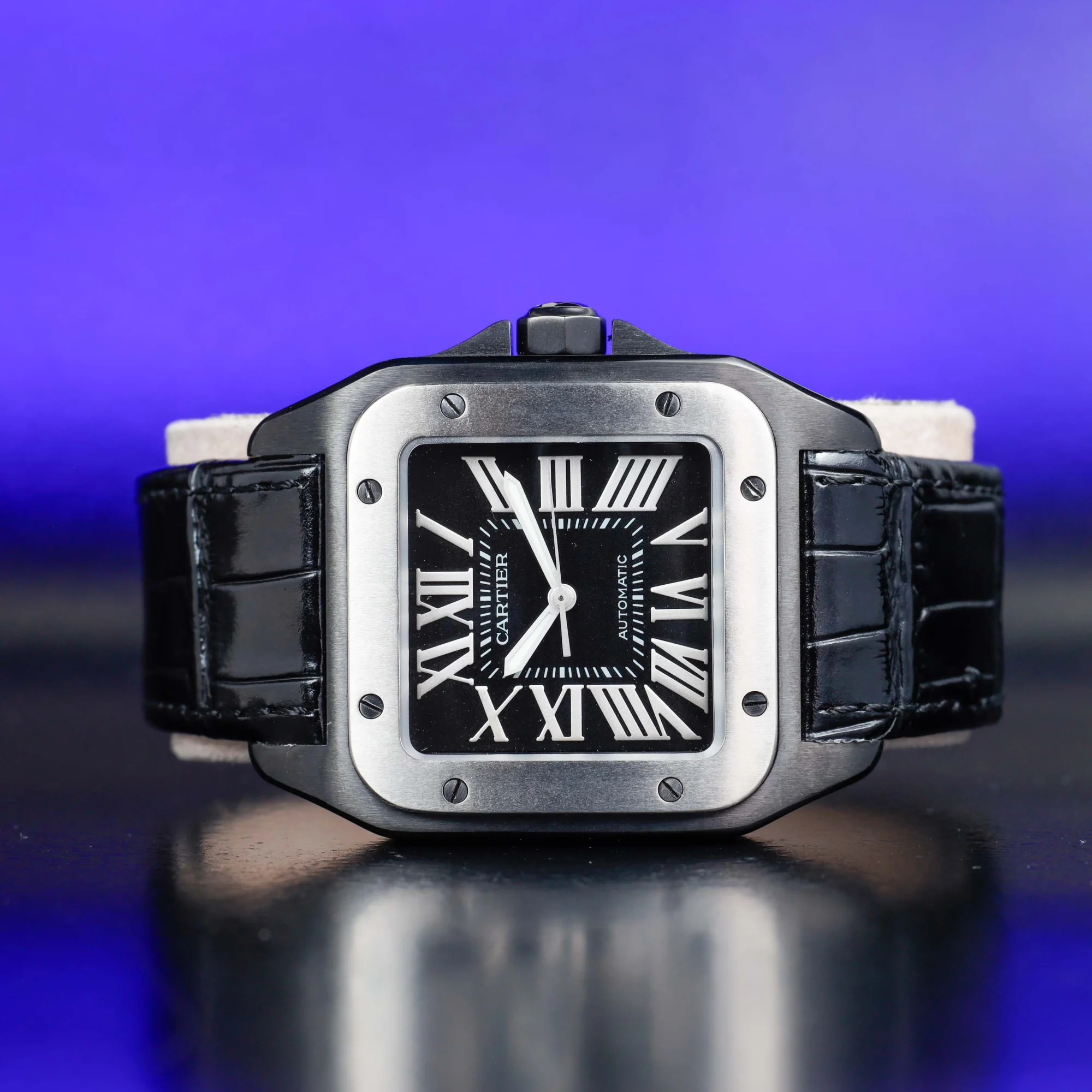 Cartier Santos 100 acier