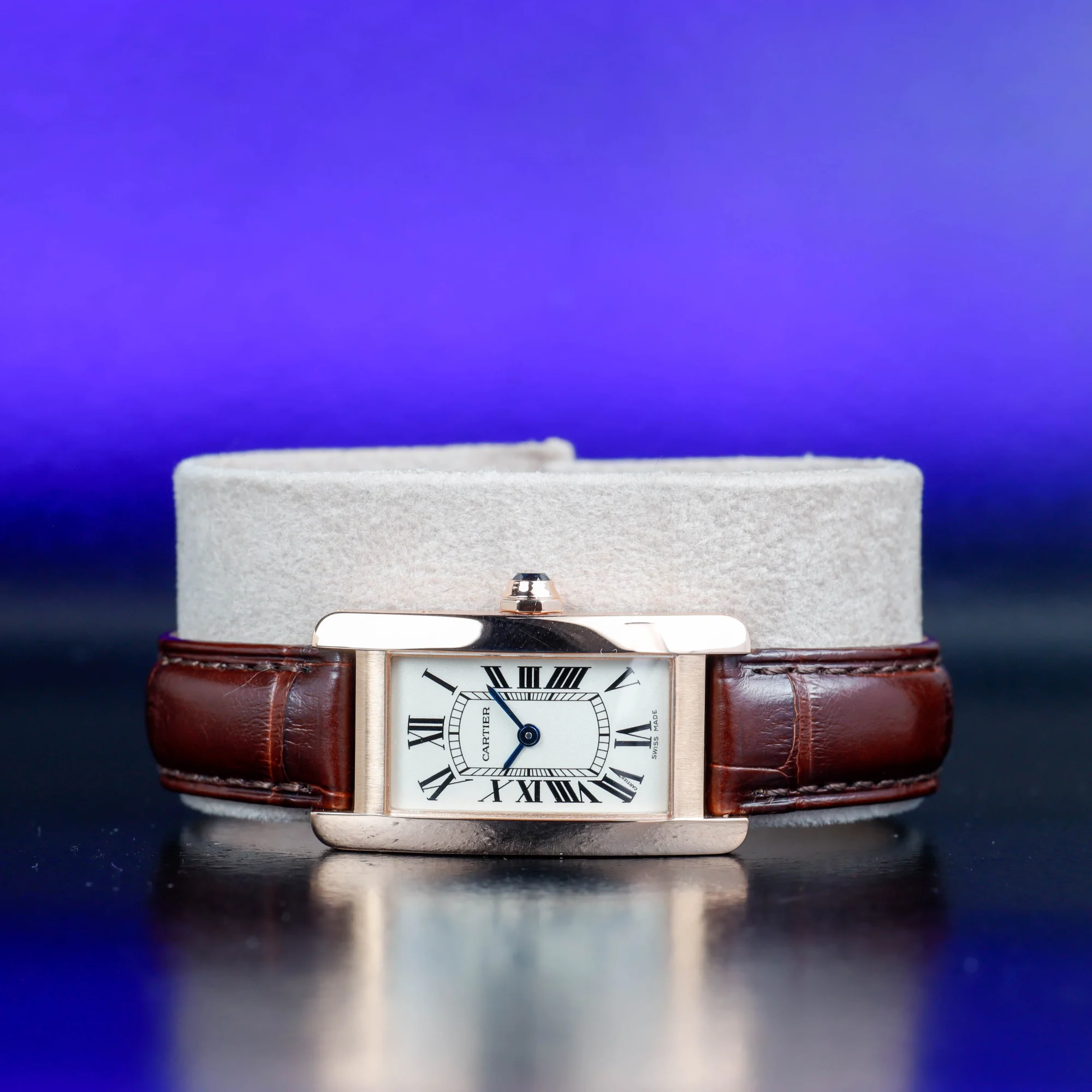 Cartier American Tank rose gold