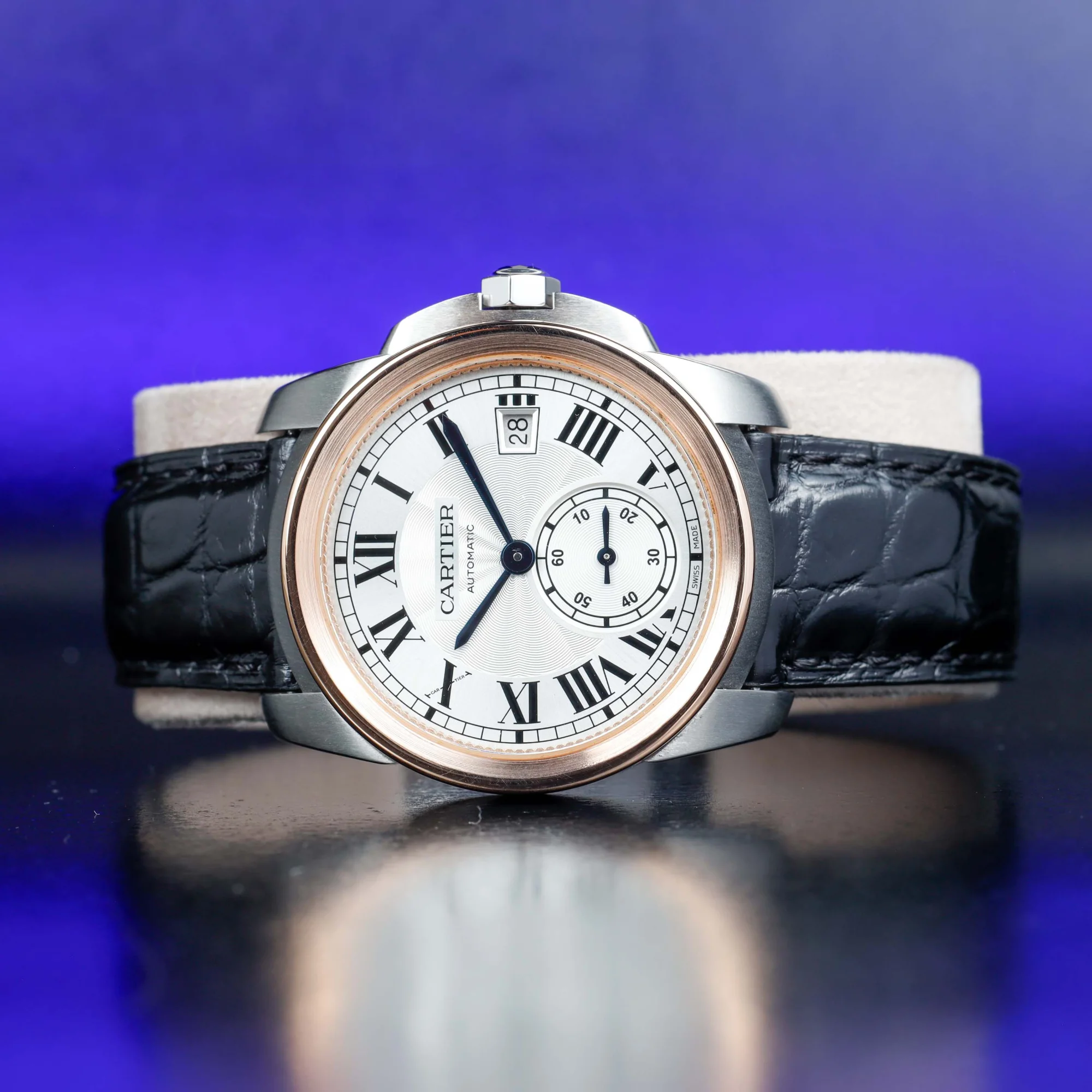 Cartier Calibre De Cartier acier/or rose