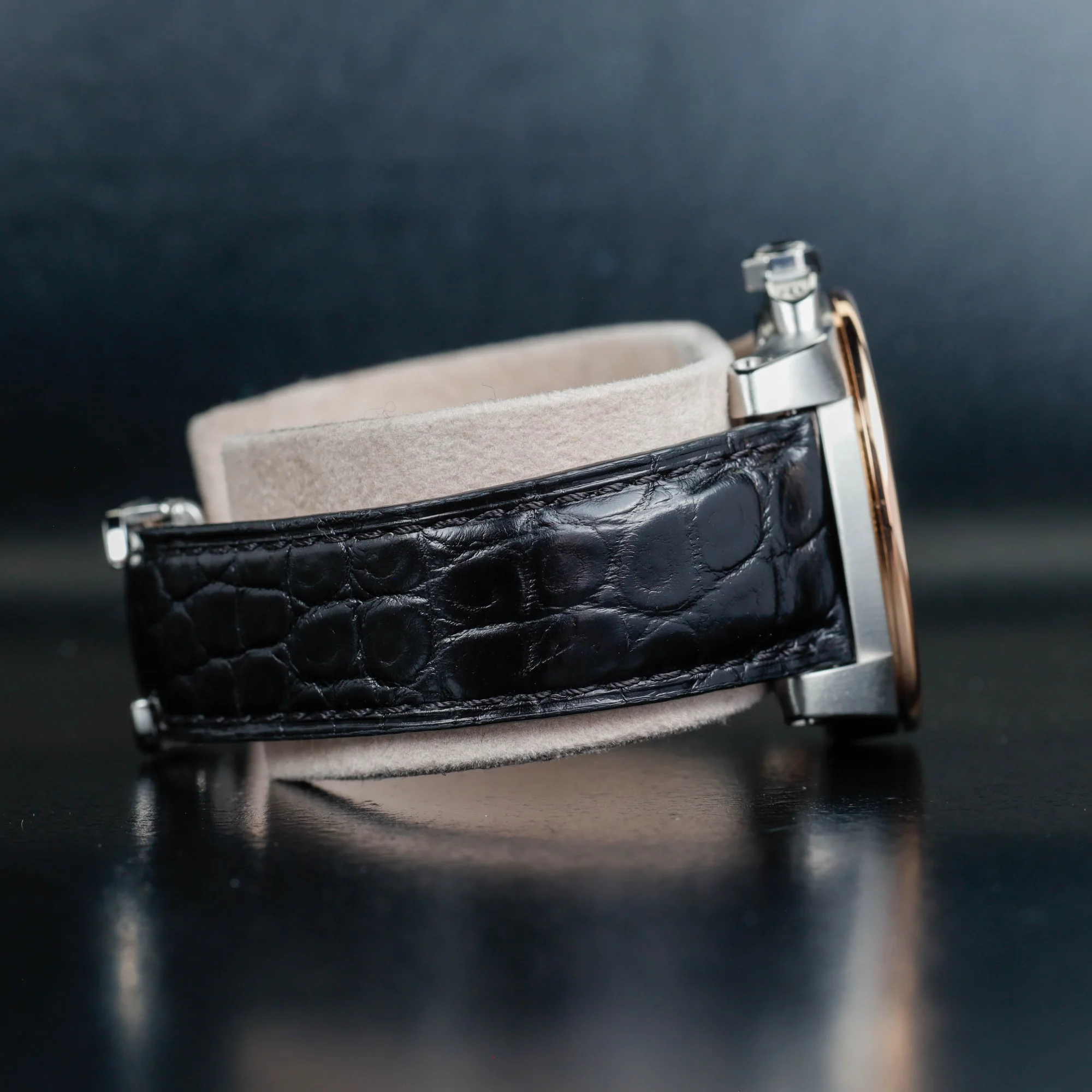 Cartier Calibre De Cartier acciaio/oro rosa 5