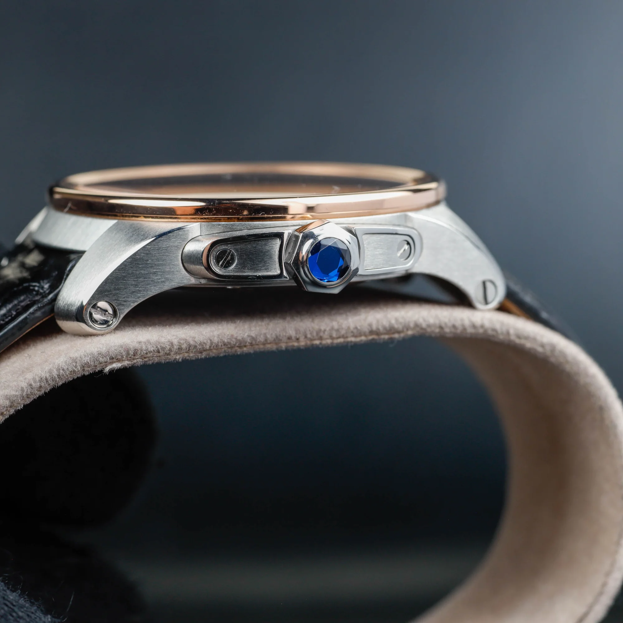 Cartier Calibre De Cartier acciaio/oro rosa 7