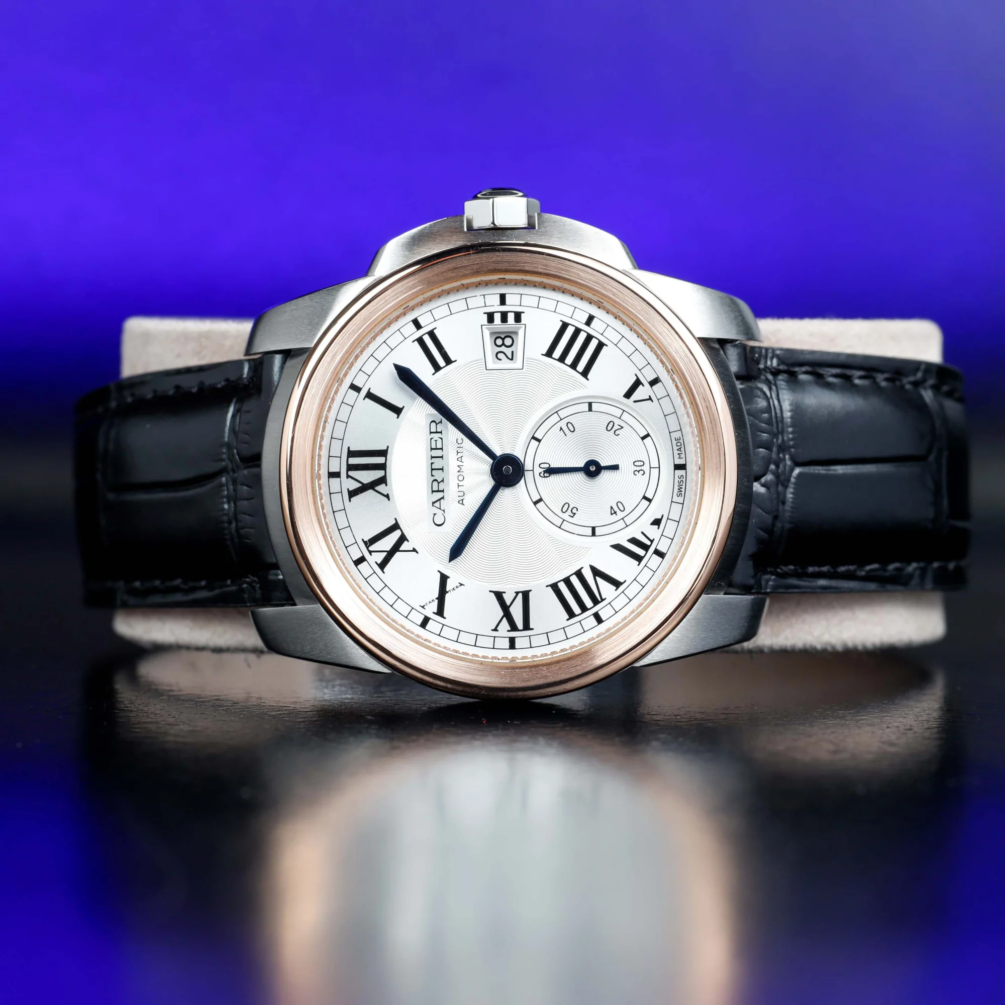 Cartier Calibre De Cartier acier/or rose