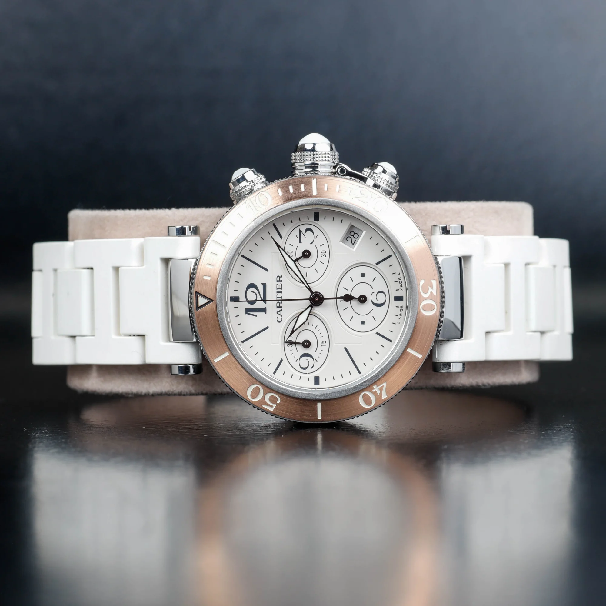 Cartier Pasha Seatimer stahl/roségold 3