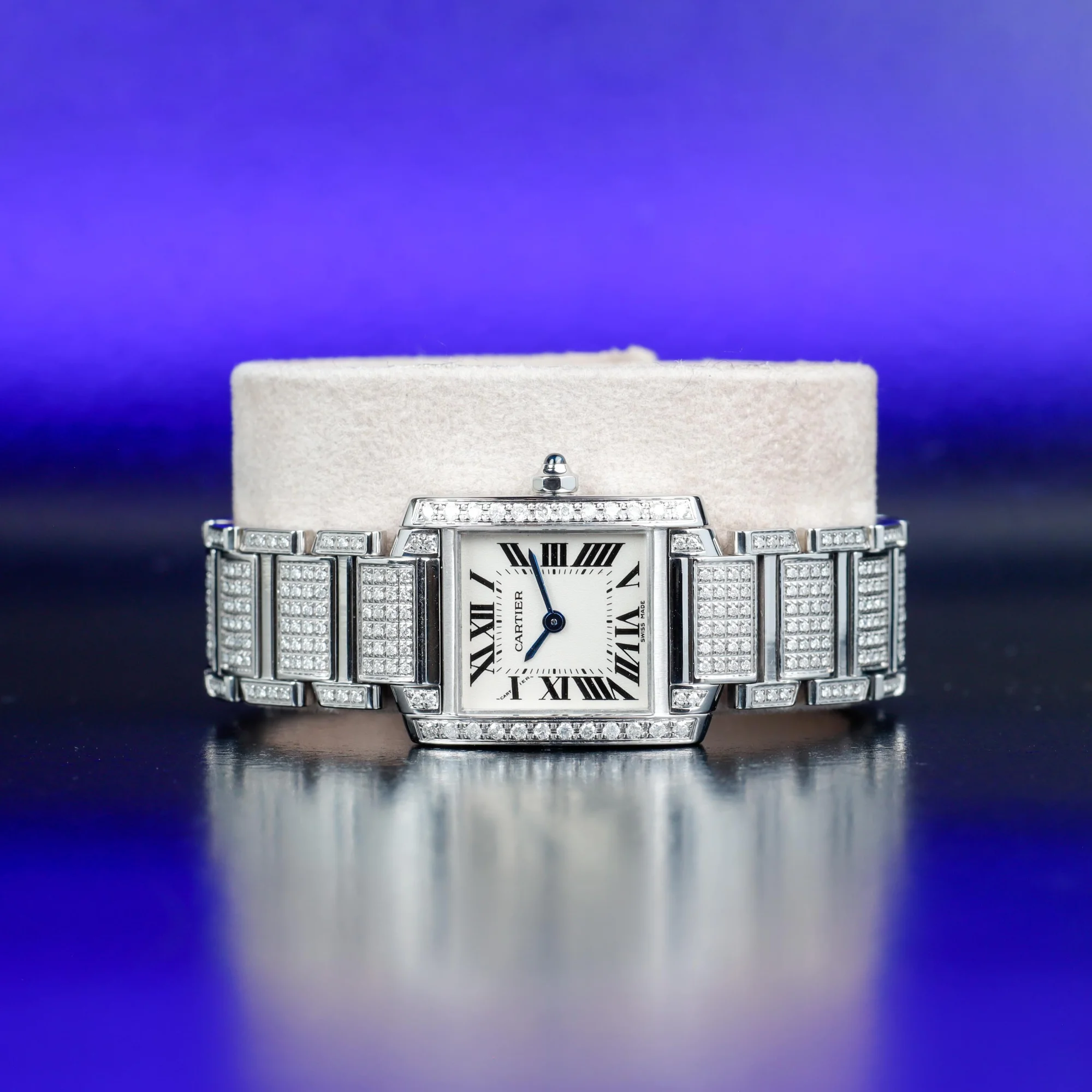 Cartier Tank Française stahl