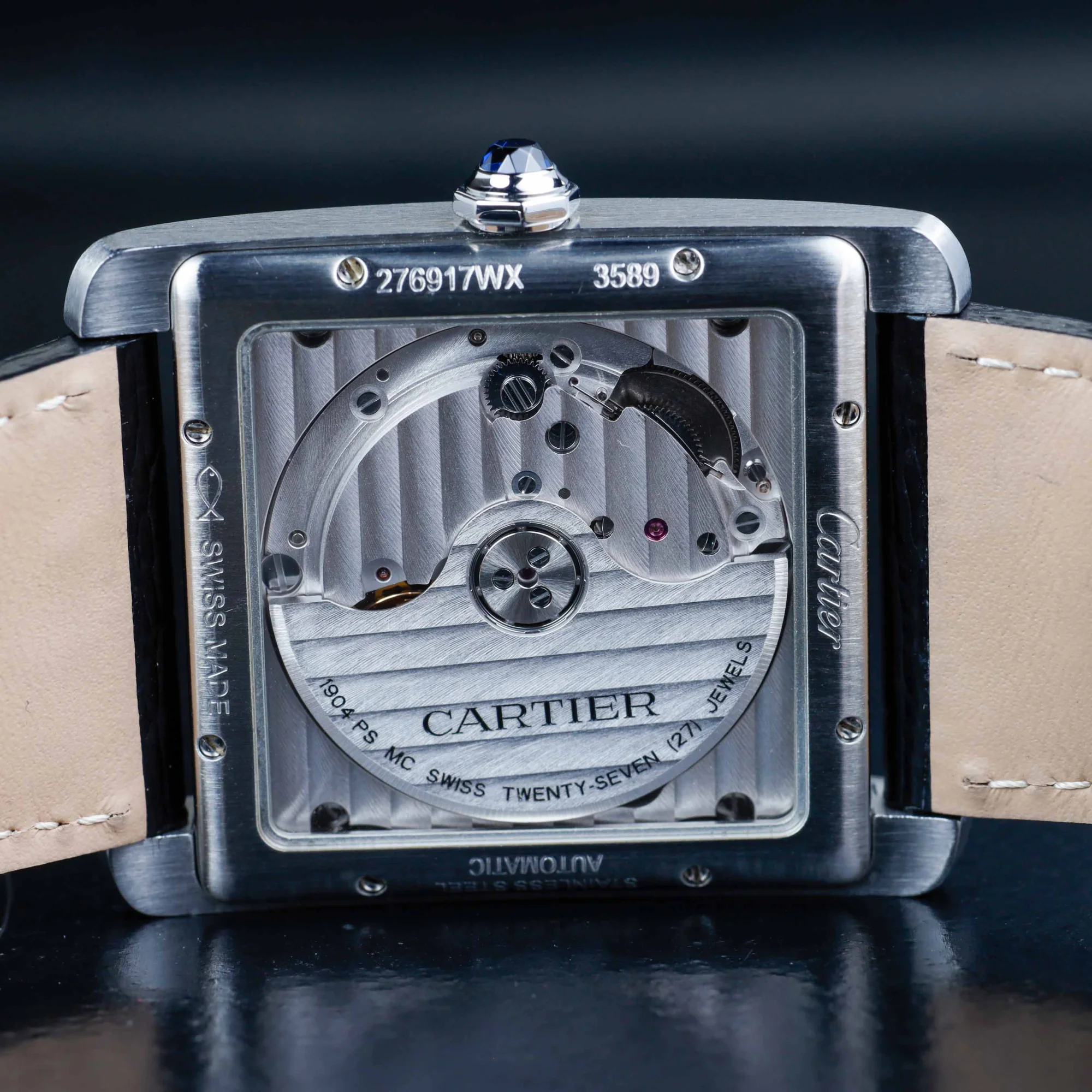 Cartier Tank Mc acier 9