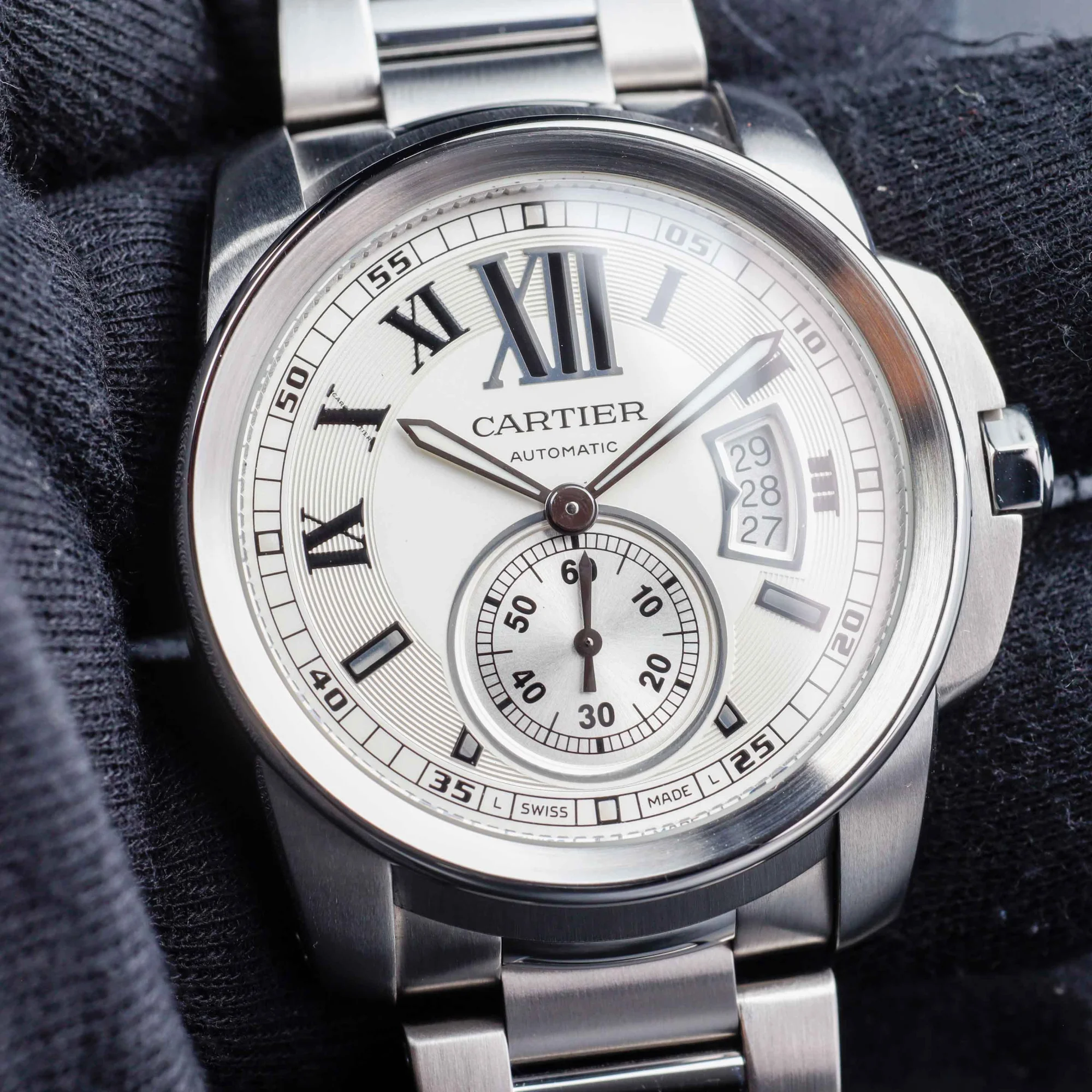 Cartier Calibre De Cartier acciaio 10