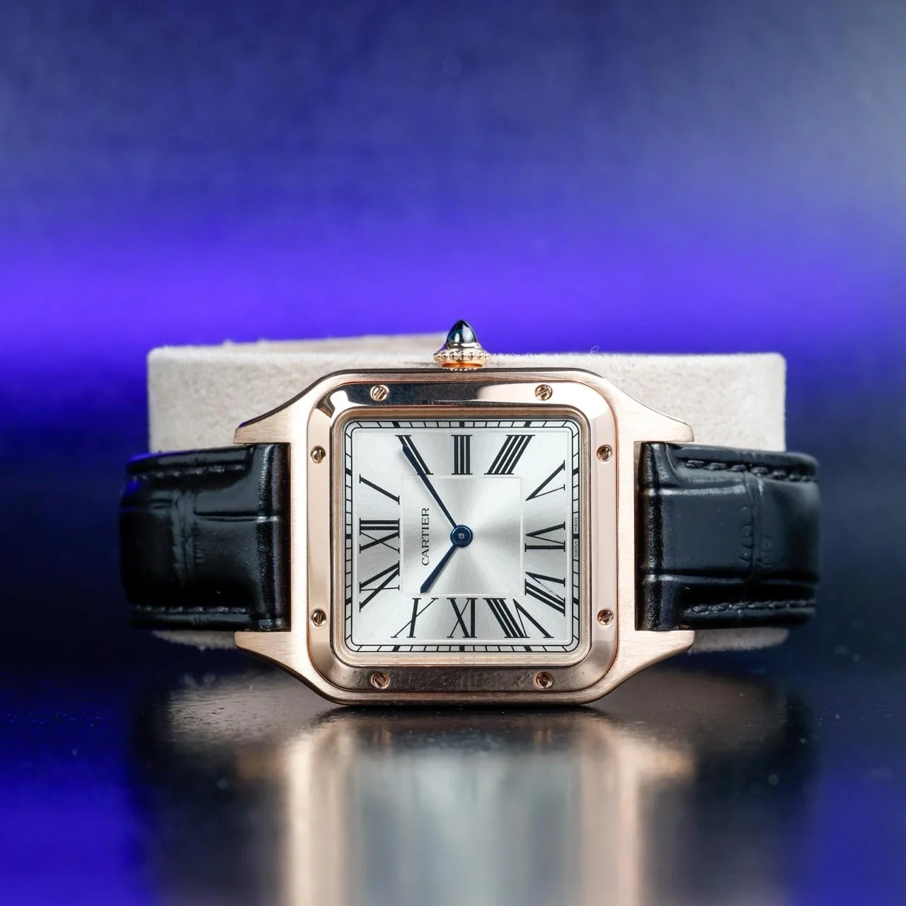 Cartier Santos Dumont Xl or rose
