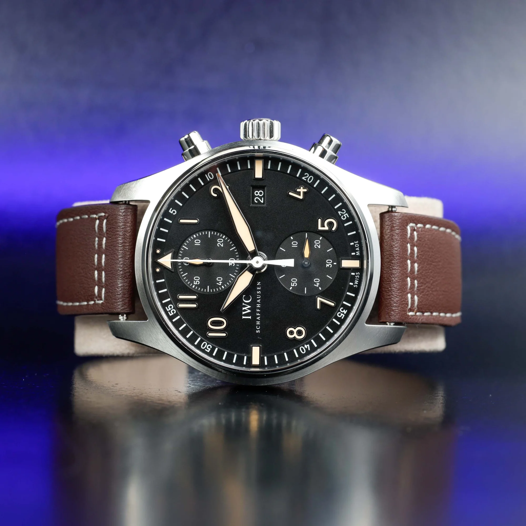 IWC Pilot Spitfire Chronograph stahl