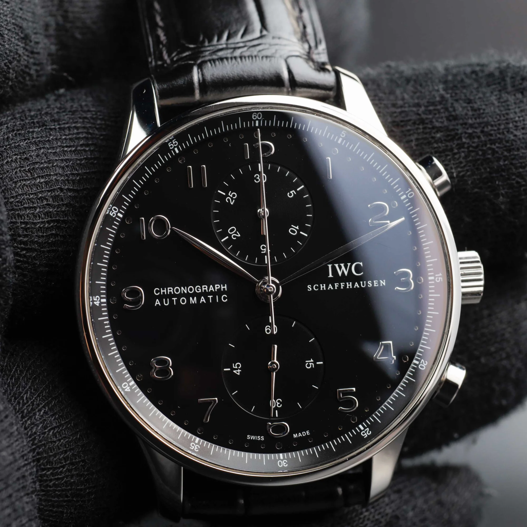 IWC Portugais acier 8