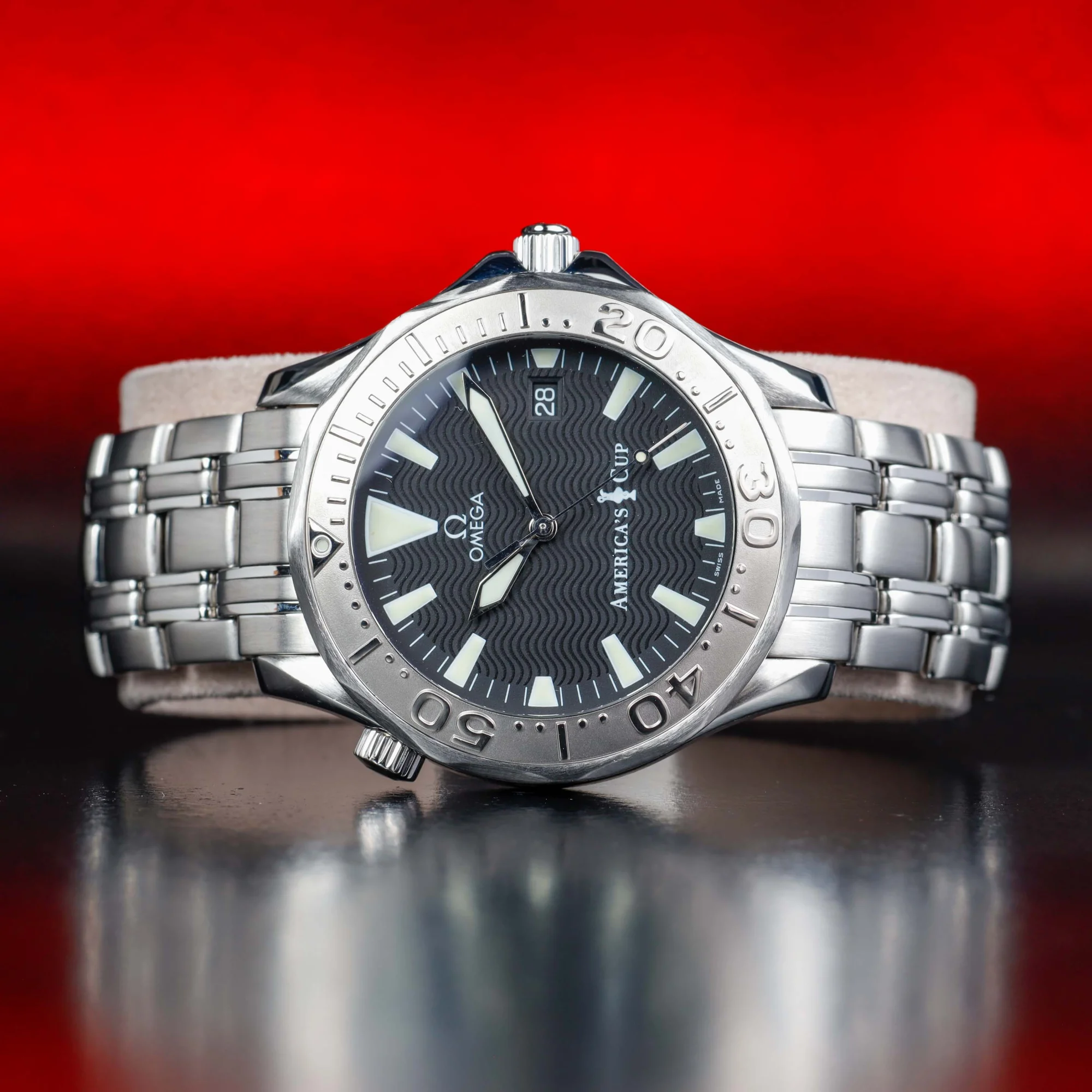 Oméga Seamaster Diver 300 M Cup acier/or blanc