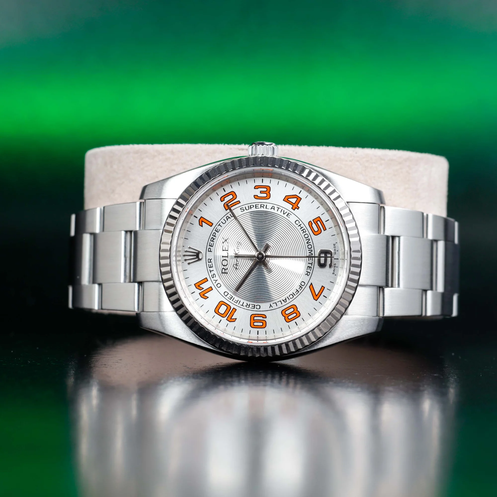 Rolex Air King acier/or blanc