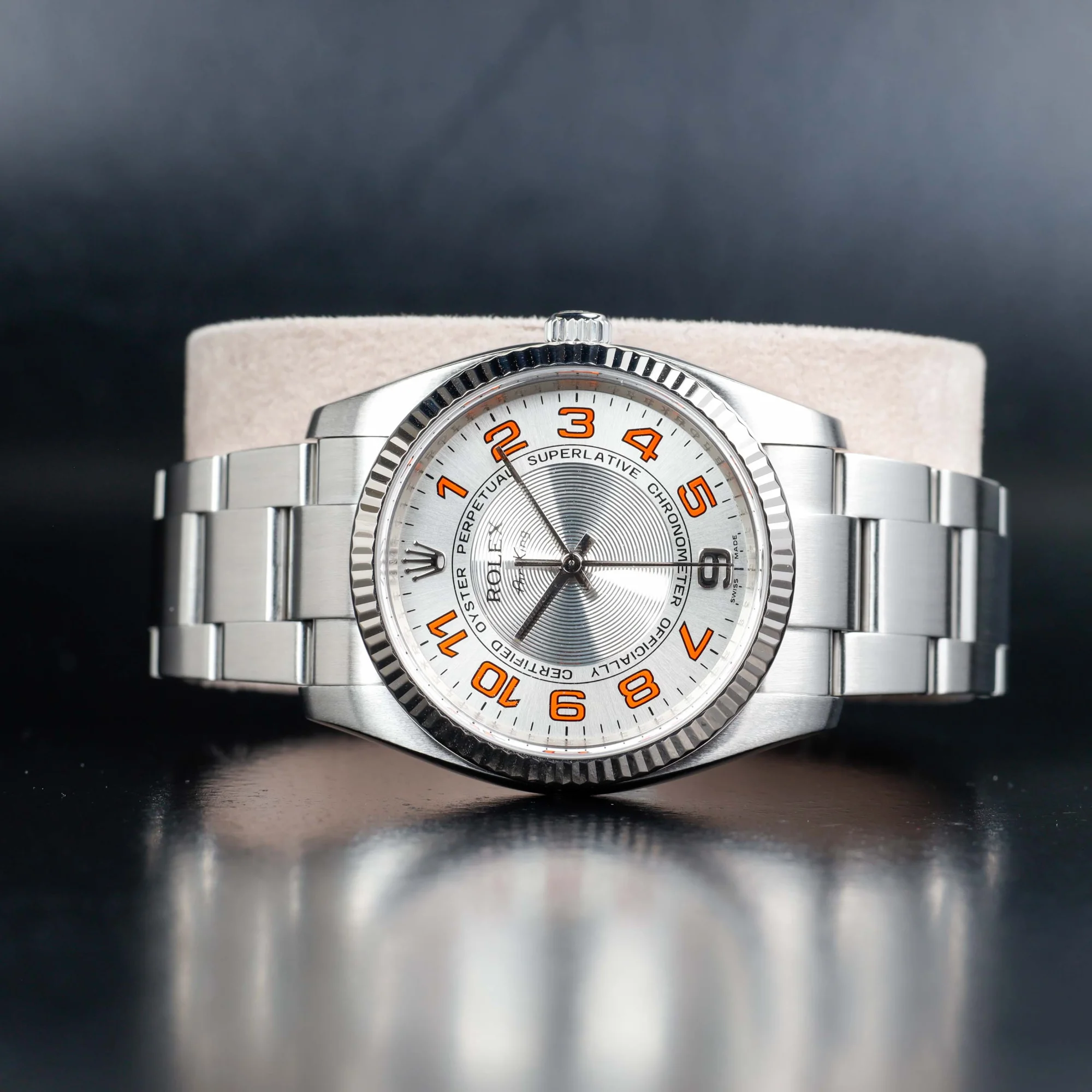 Rolex Air King acier/or blanc 2