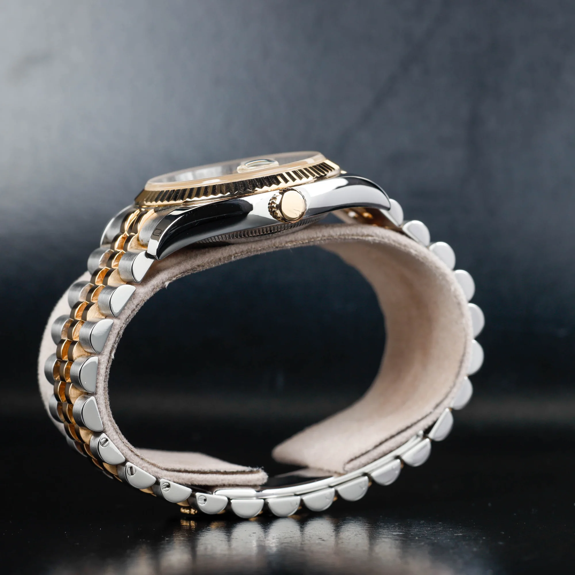 Rolex Datejust 36 à Cadran Serti De Diamants acier/or jaune 8