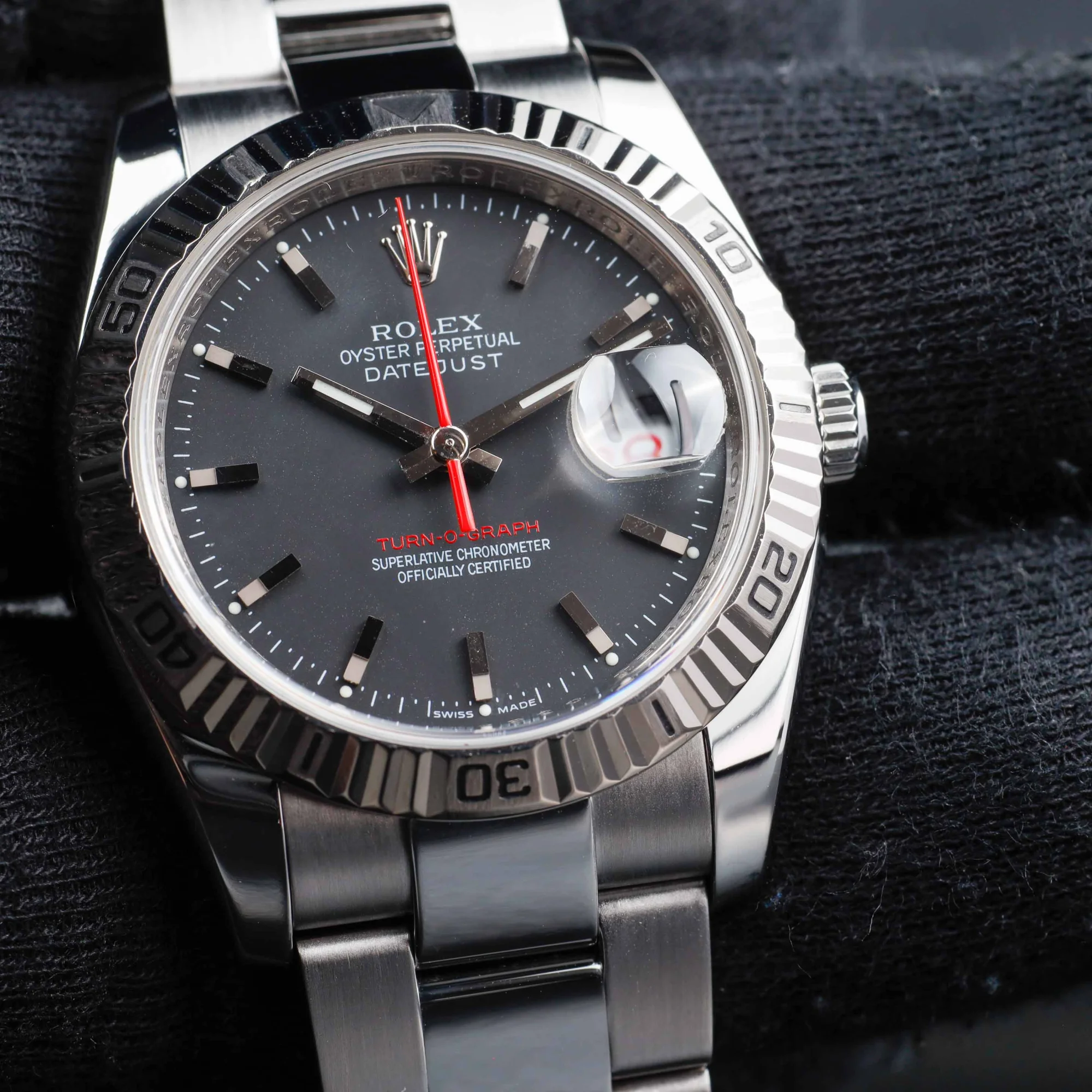 Rolex Datejust Turn-o-graph acciaio/oro bianco 10