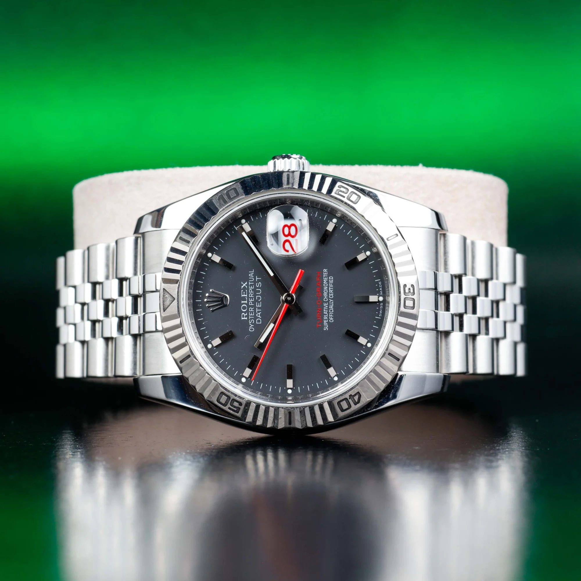 Rolex Datejust Turn-o-graph acier/or blanc