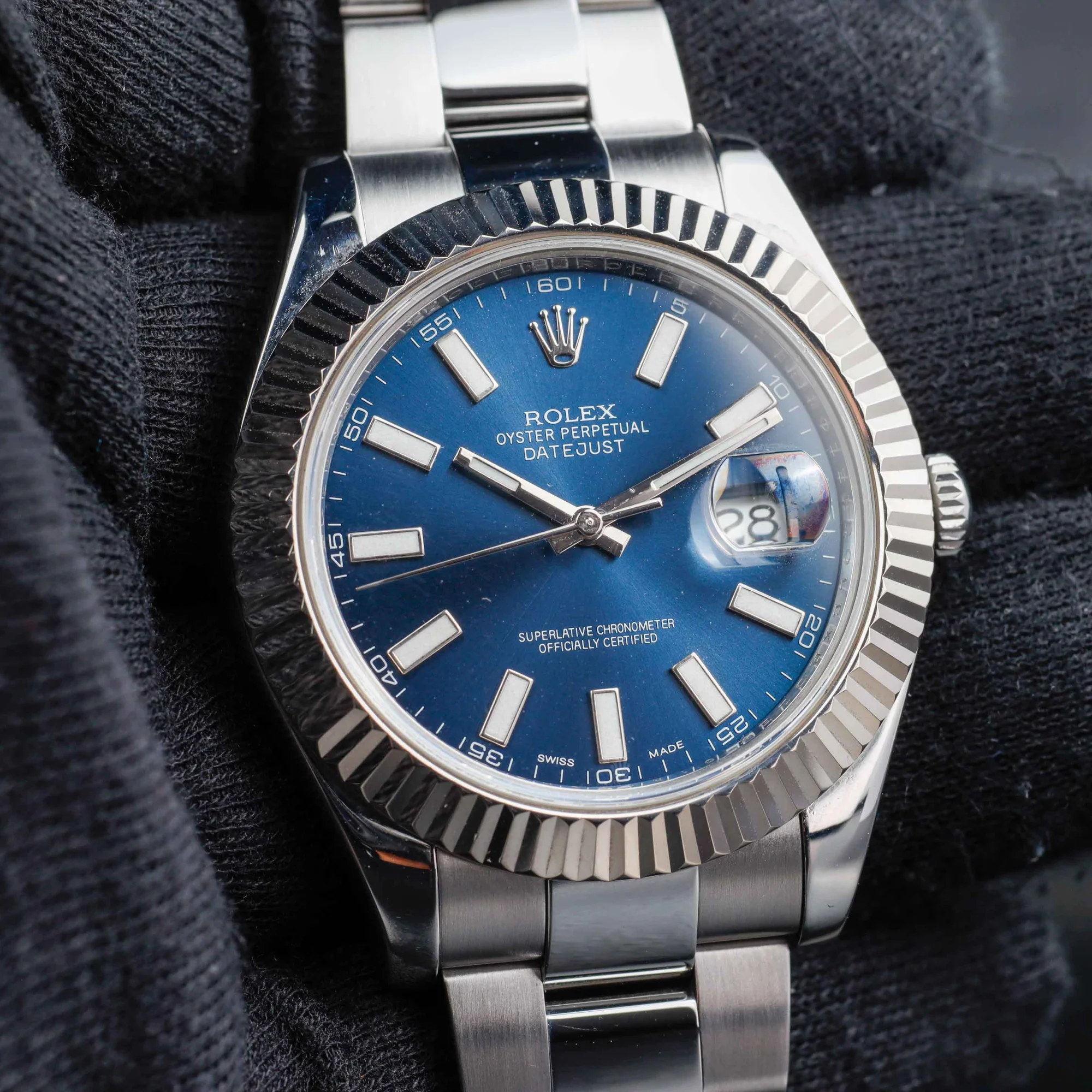 Rolex Datejust Ii stahl/weißgold 10