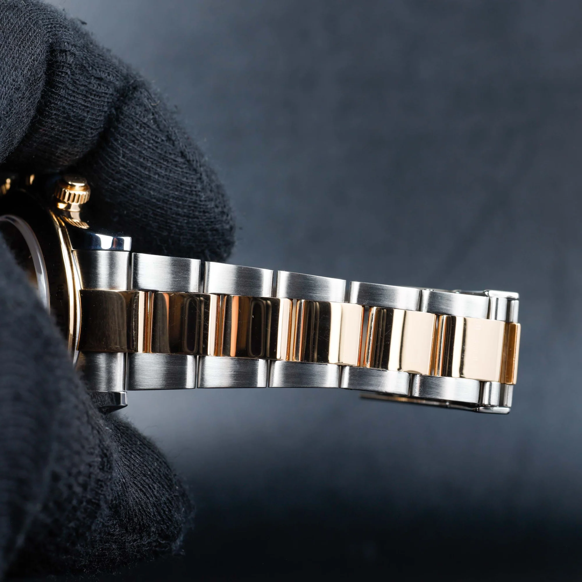 Rolex Daytona edelstahl/gelbgold 9