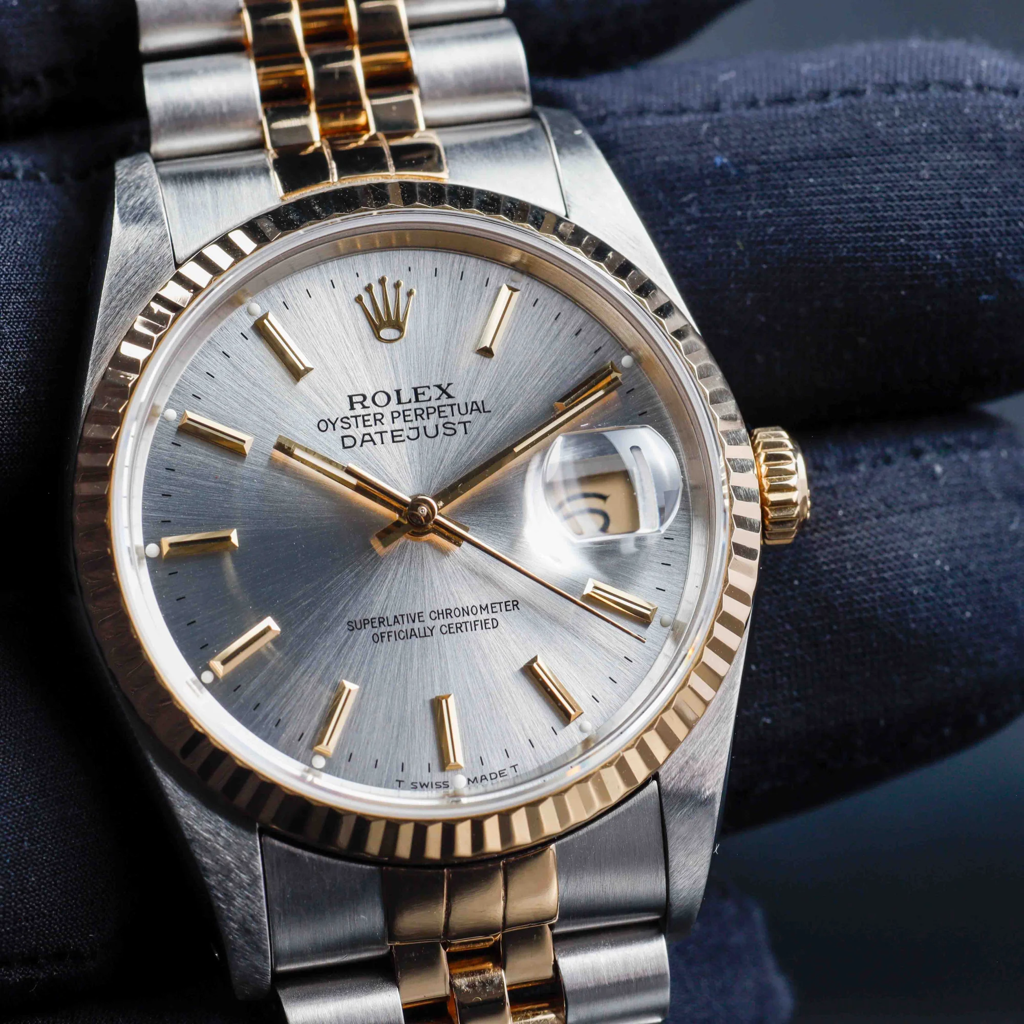 Rolex Datejust 36 acier/or jaune 10