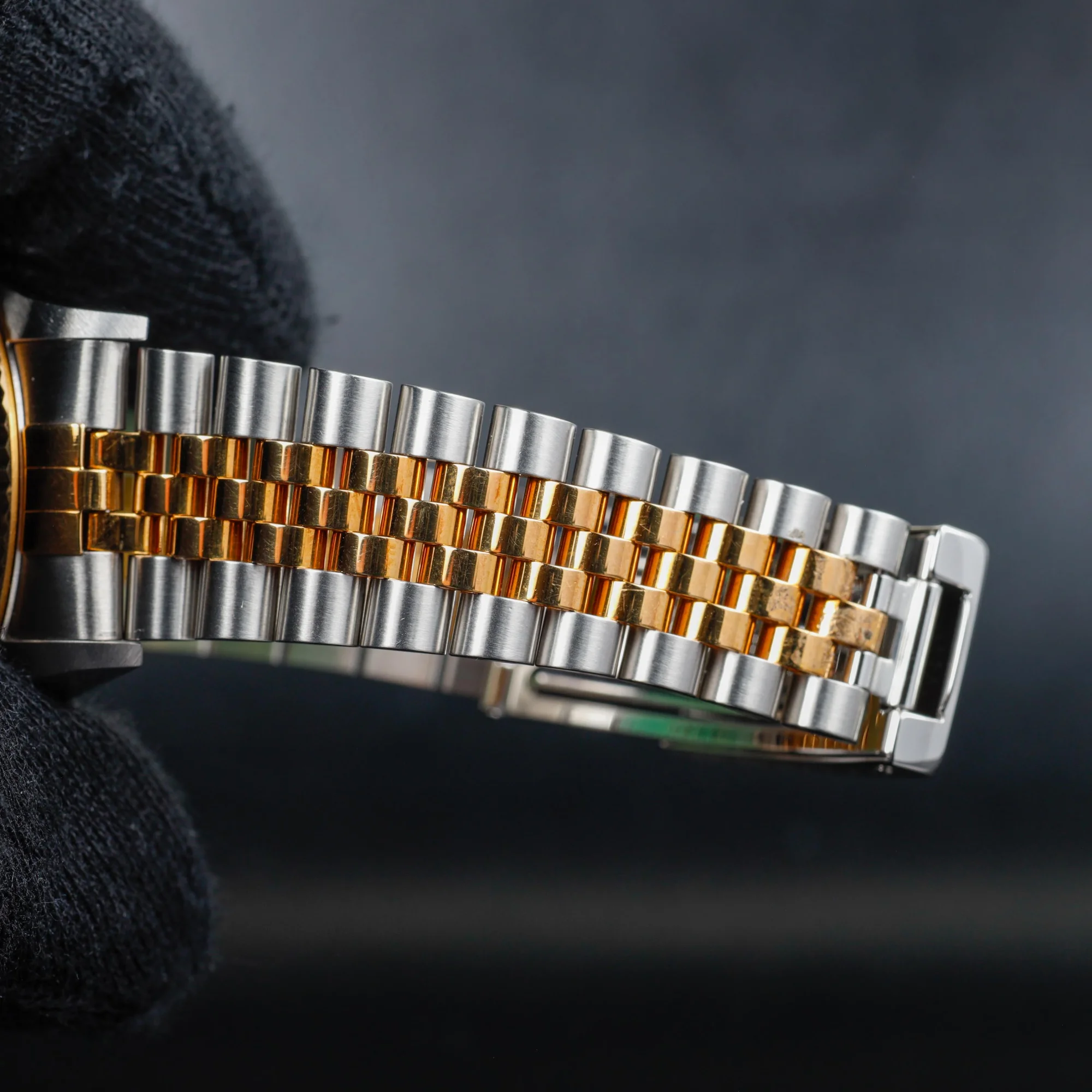Rolex Datejust edelstahl/gelbgold 9