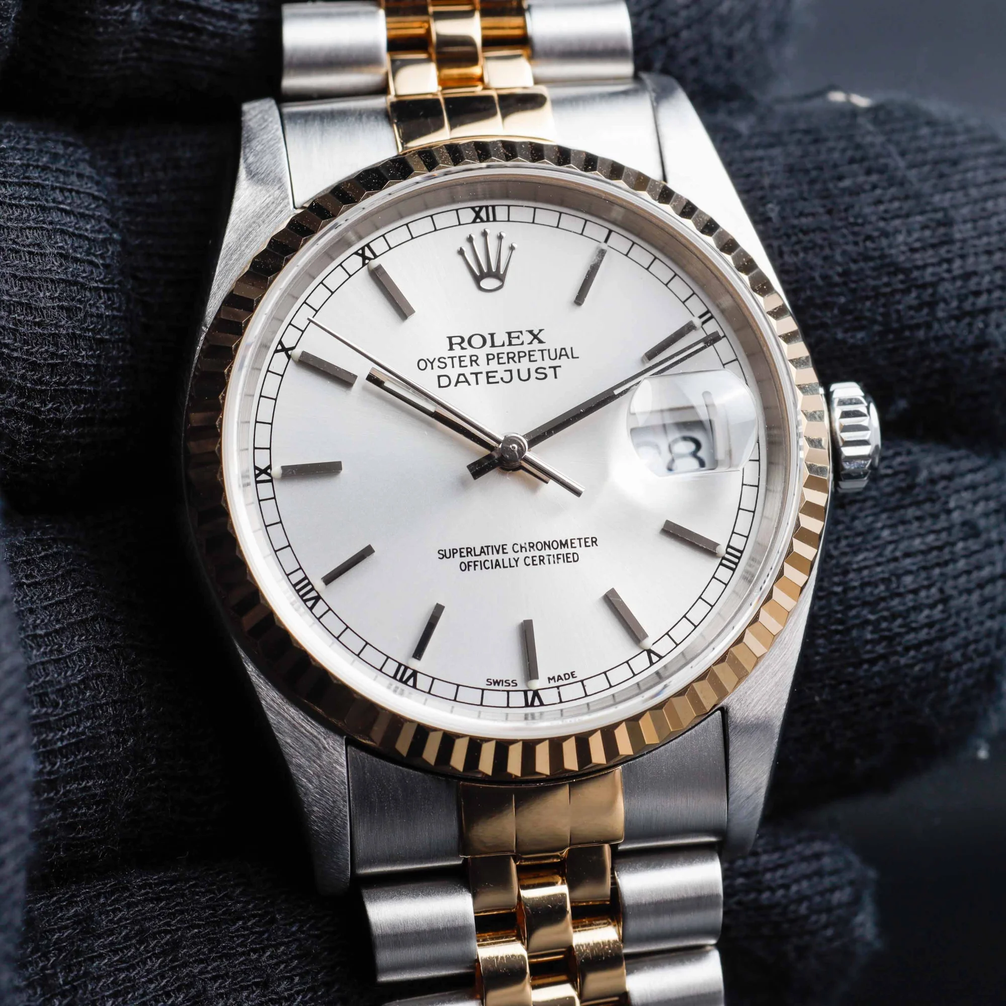 Rolex Datejust 36 acier/or jaune 10